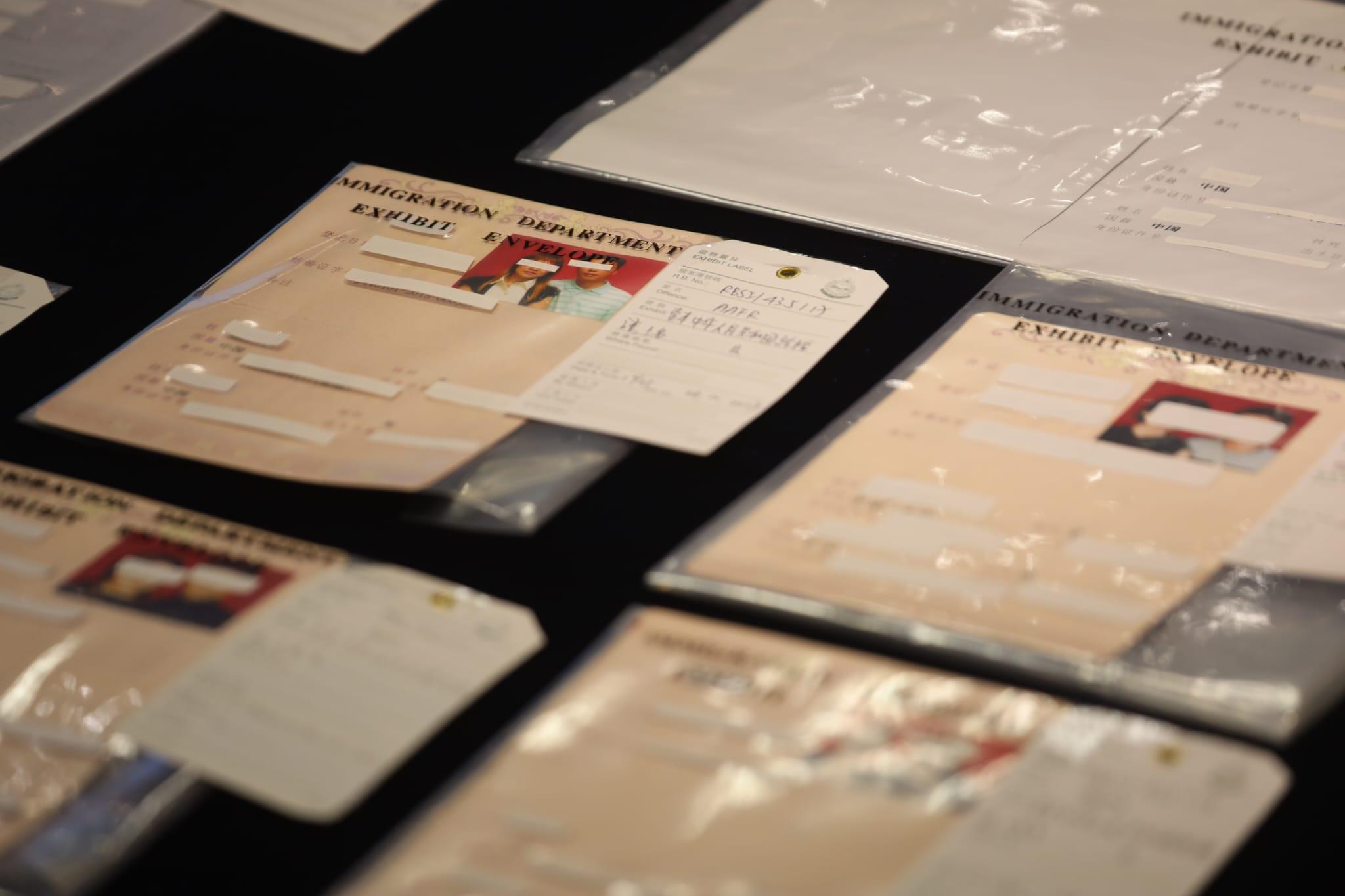 入境處成功瓦解一個歷來涉案最多假結婚犯罪集團。(鍾式明攝)