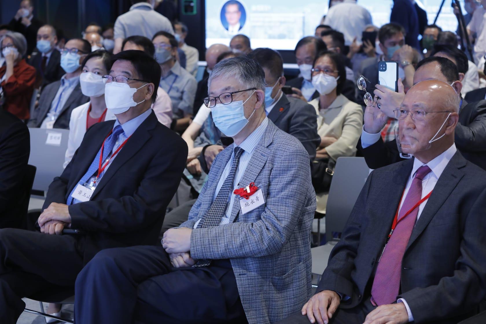 中原地產創辦人施永青。(林俊源攝)