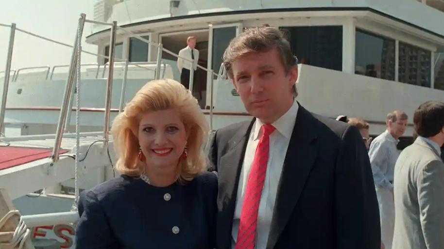 伊萬娜與特朗普在1977年結婚。(網上圖片)