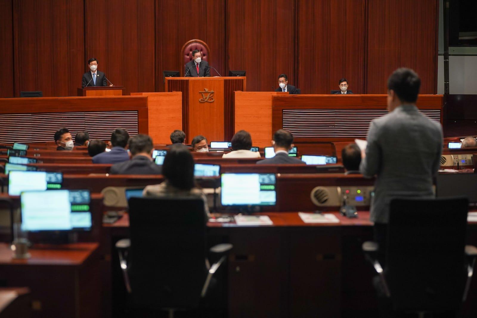 行政長官李家超上任後首次出席立法會答問會。