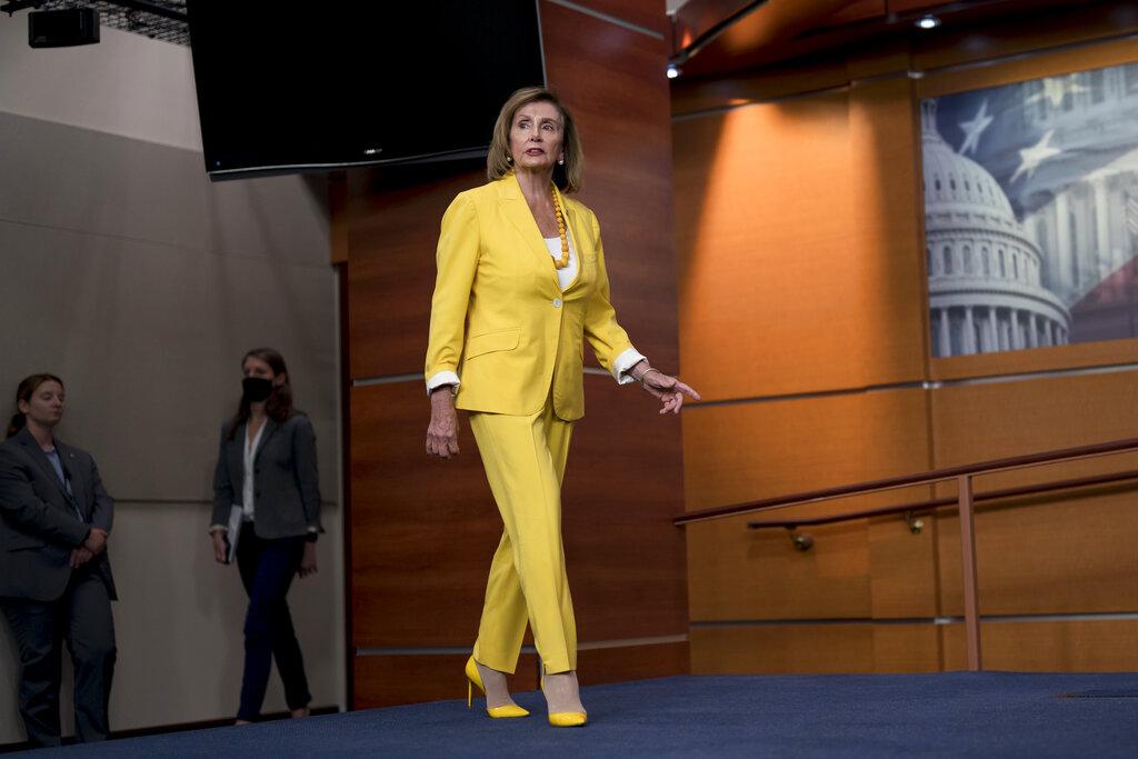 日媒指,佩洛西擬下月初訪日,未確定會否順道訪台。(美聯社圖)