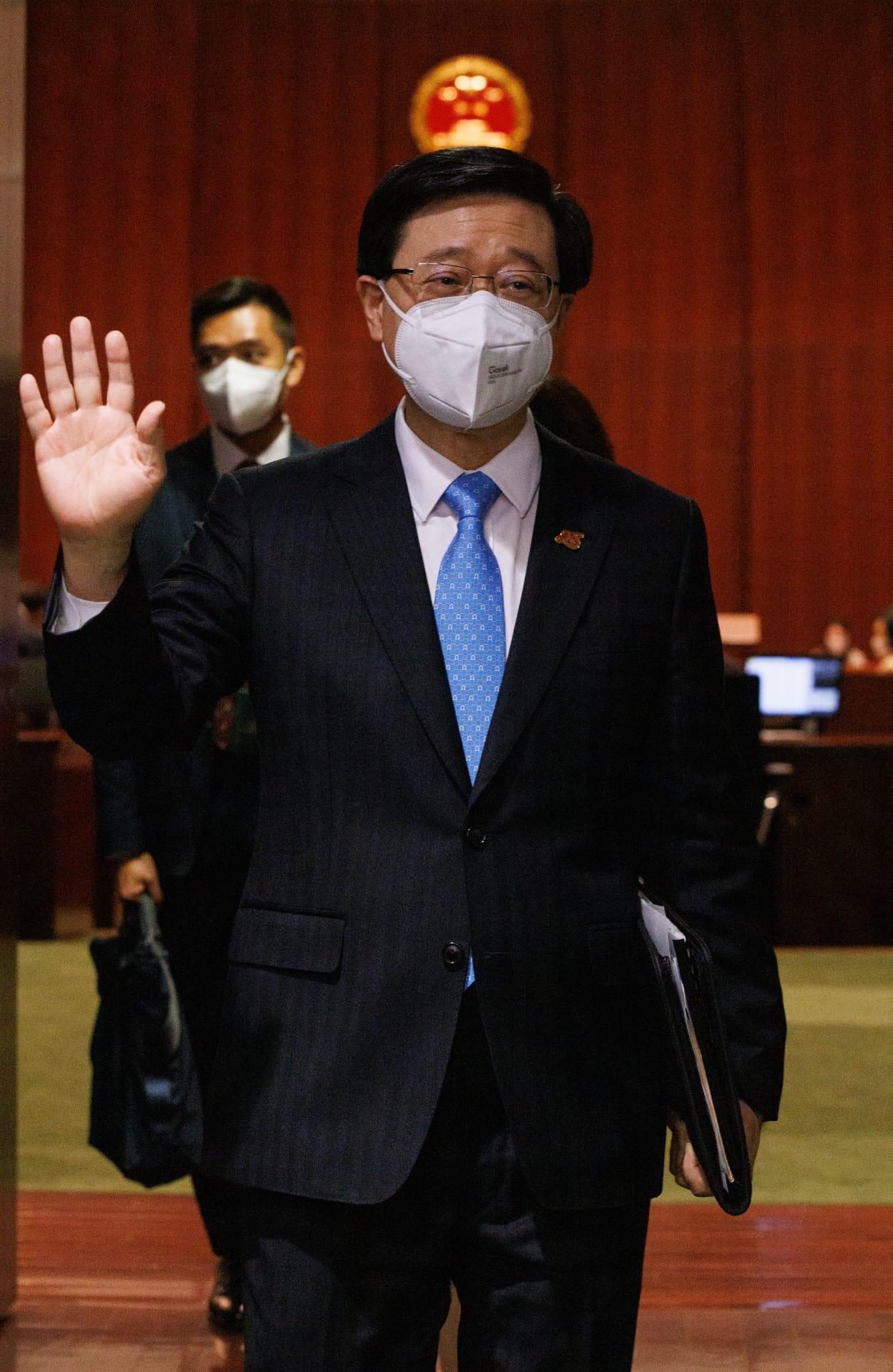 行政長官李家超上任後首次出席立法會答問會。