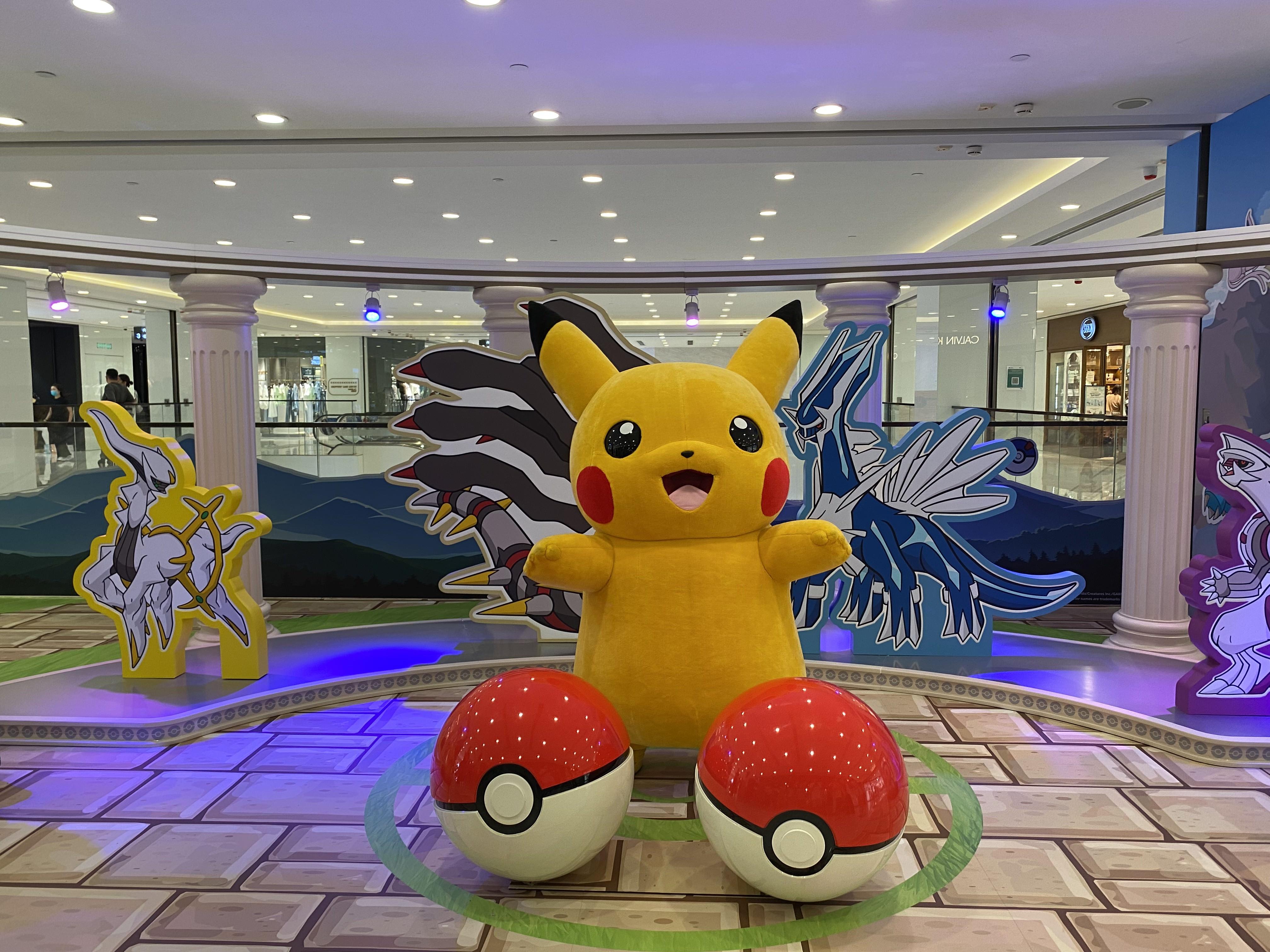 皮卡丘會在特定時間到場和各位訓練家合照及互動。