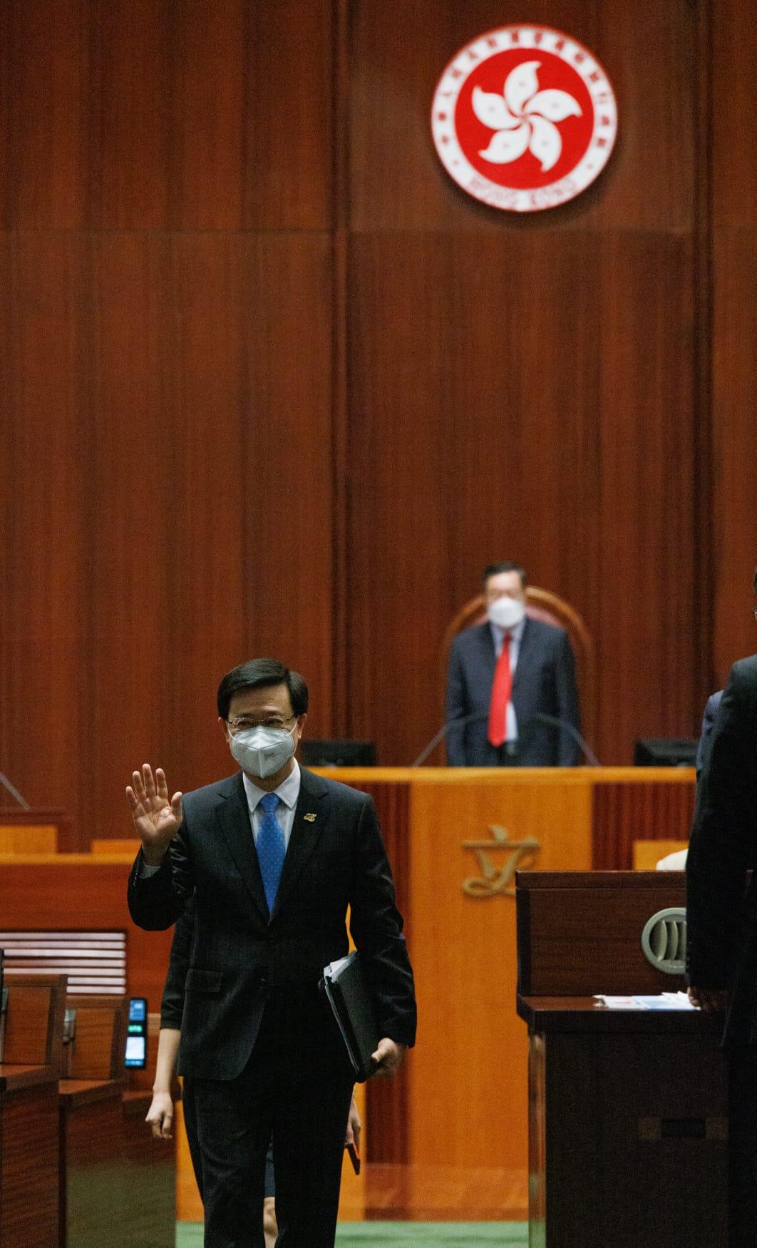 行政長官李家超上任後首次出席立法會答問會。