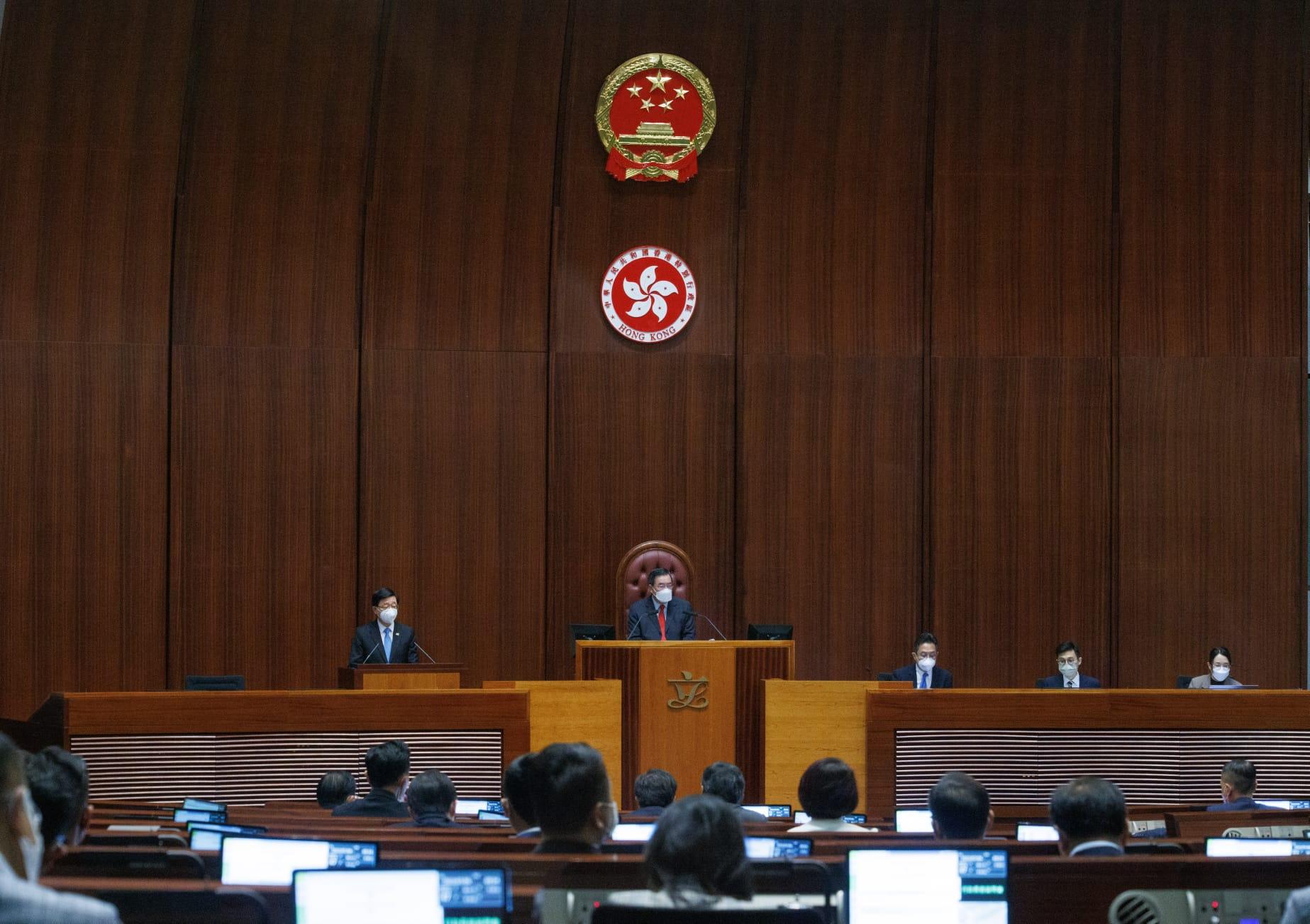 行政長官李家超上任後首次出席立法會答問會。