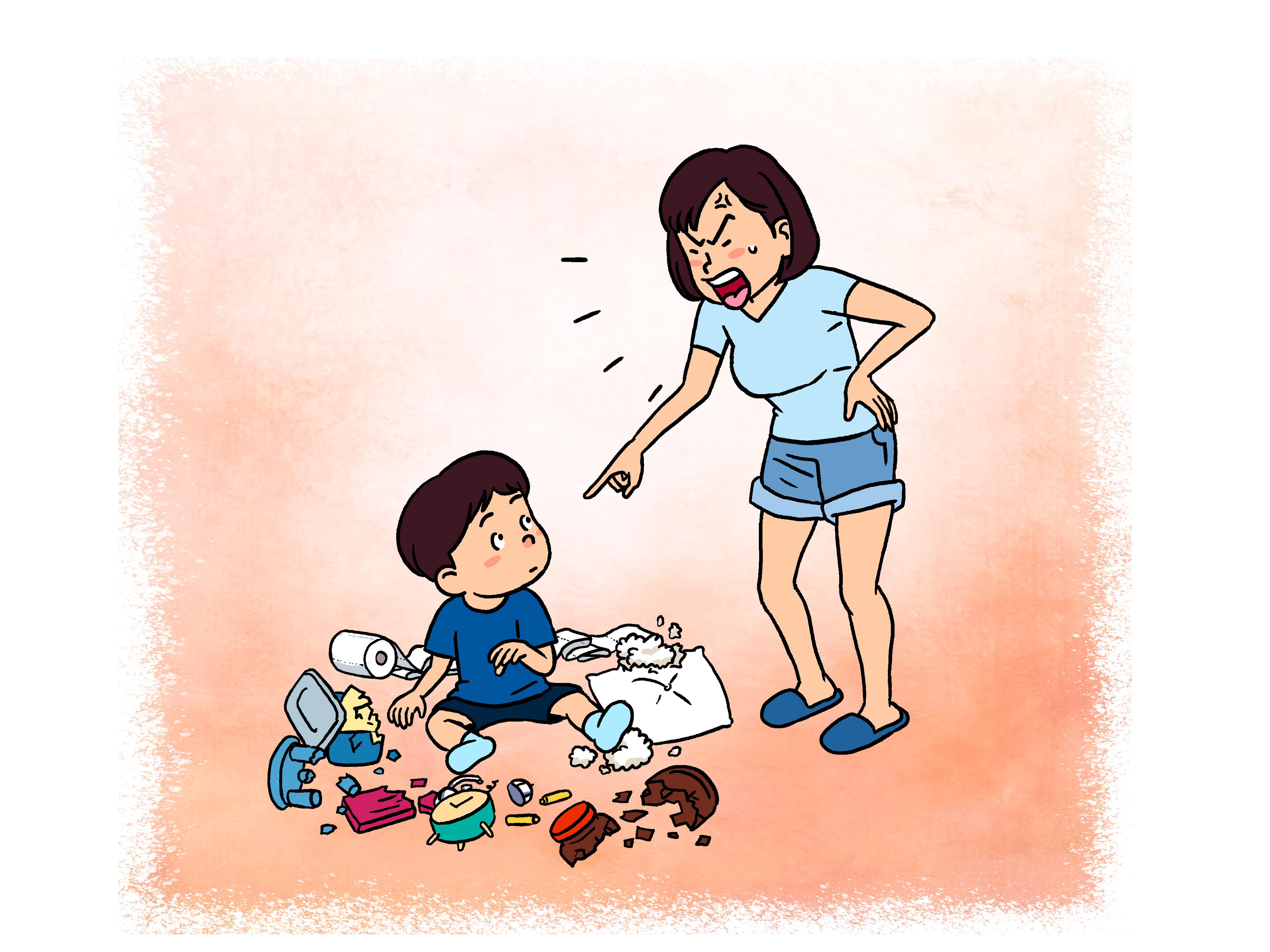 家長壓力來源│有時候小朋友太頑皮,家長感到難以管教。