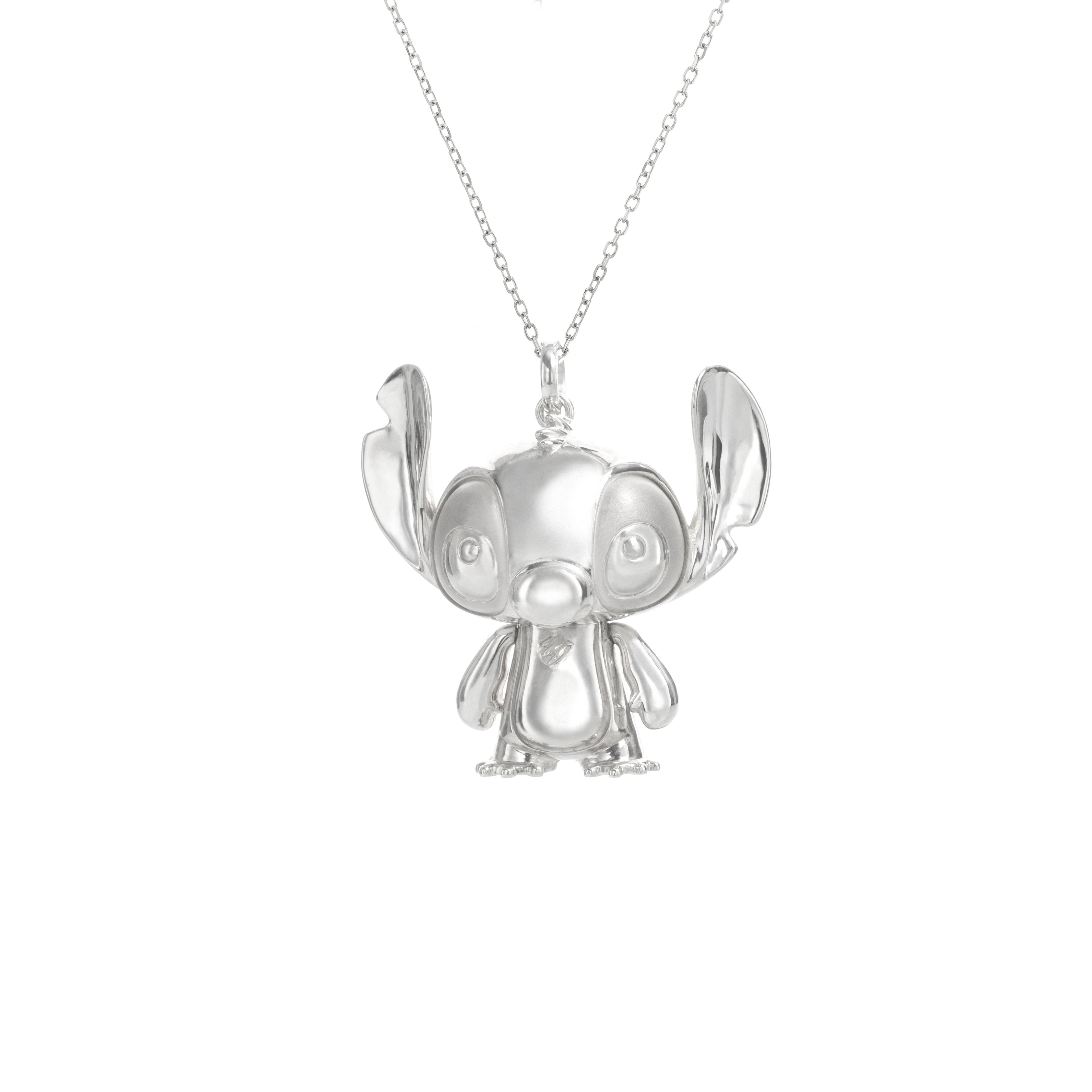 3D史迪仔造型吊飾925純銀頸鏈 每條港幣$1,699