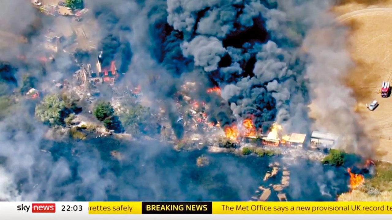 葡萄牙逾1000人熱死 英國40.3度火燒倫敦