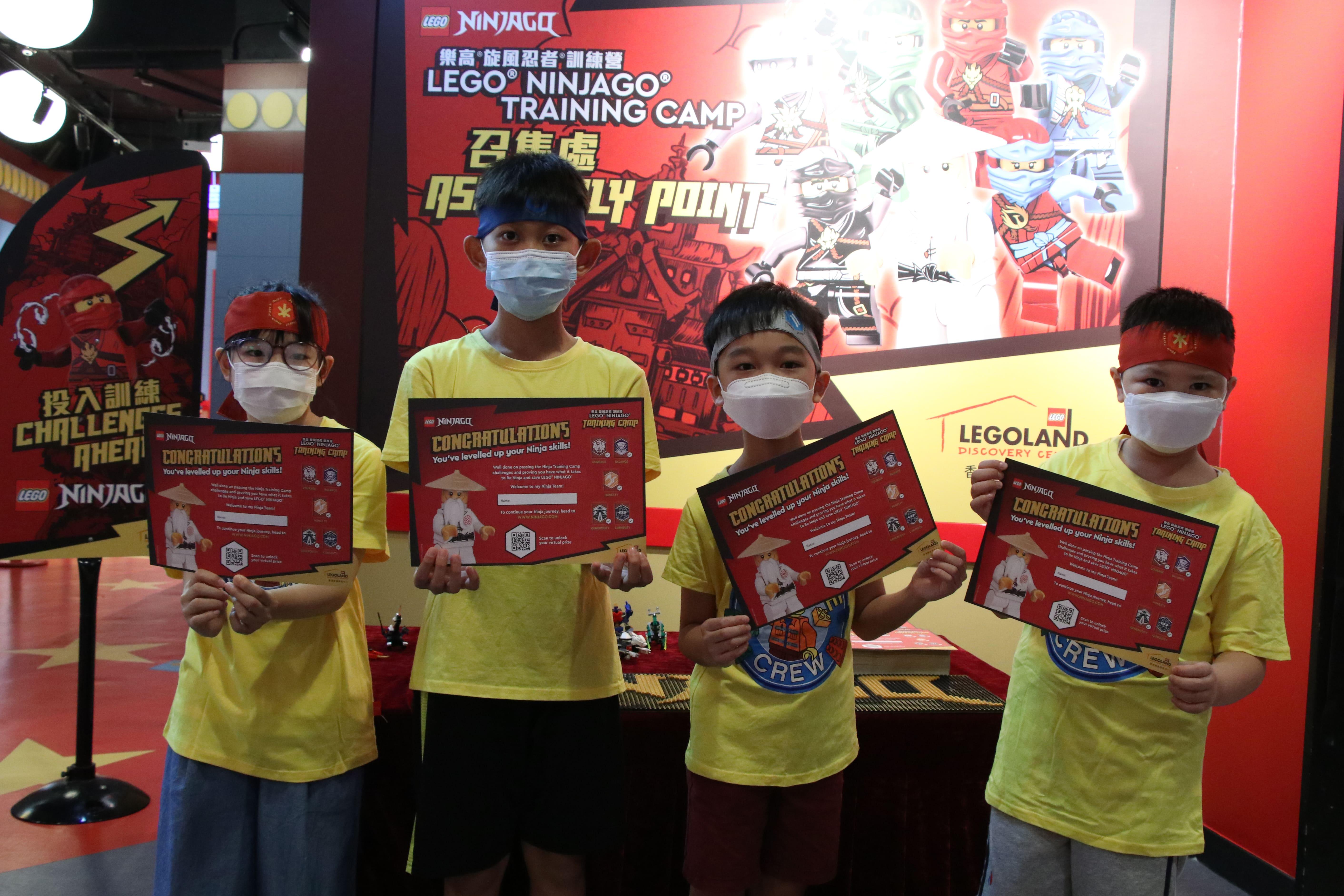 小朋友完成訓練後,可獲得精美證書。