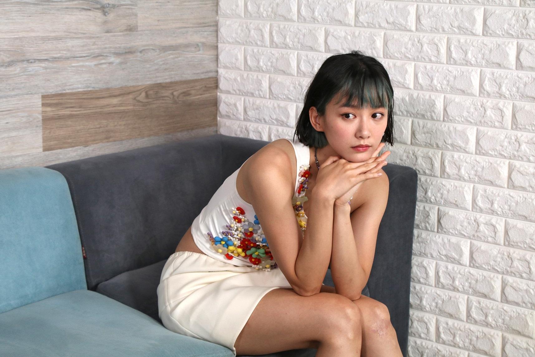 文青女神Angela先後與Jeffrey、Edan和Ian合作。(林俊源攝)