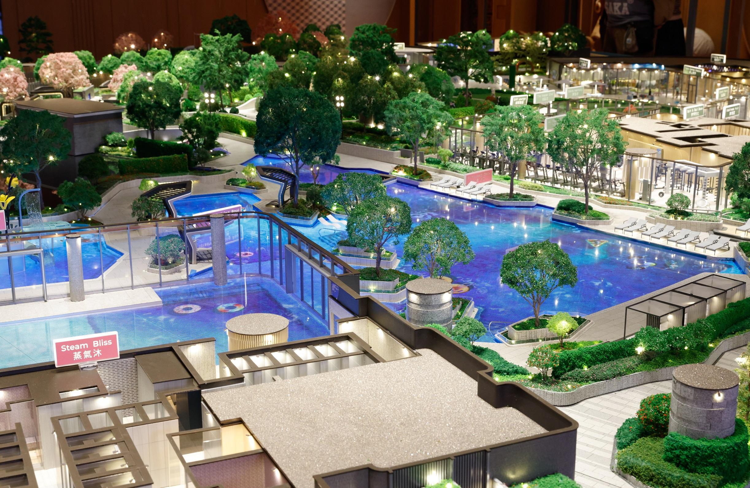 屯門新盤|多圖!NOVO LAND設40萬方呎會所 提供88項設施