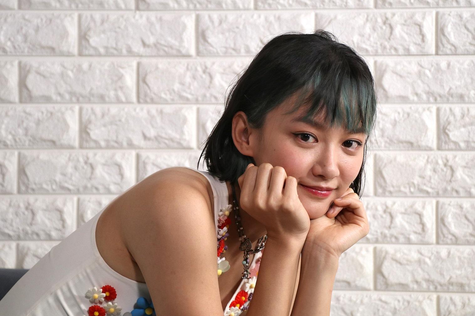 Angela是不少男生心目中的女神。(林俊源攝)