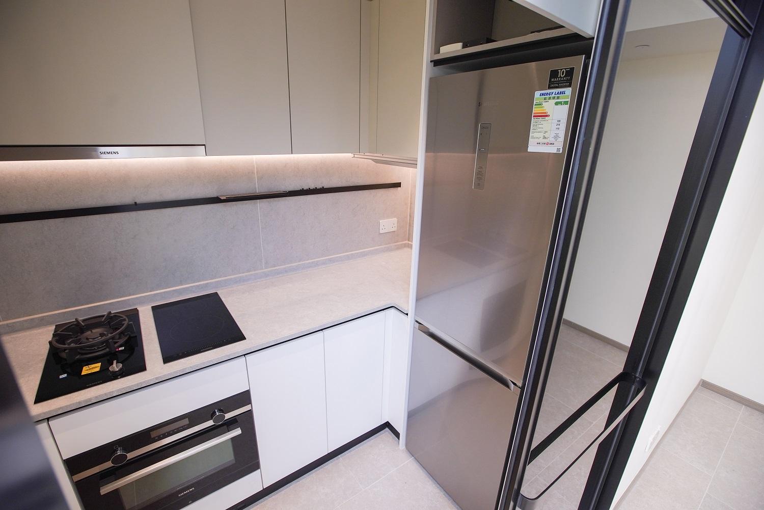 屯門新盤|NOVO LAND三房示位即睇!開放式廚房連玻璃趟門美觀實用