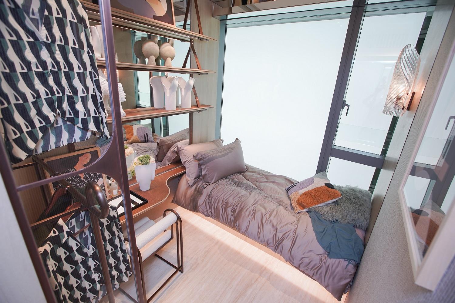 屯門新盤|NOVO LAND三房示位即睇!開放式廚房連玻璃趟門美觀實用