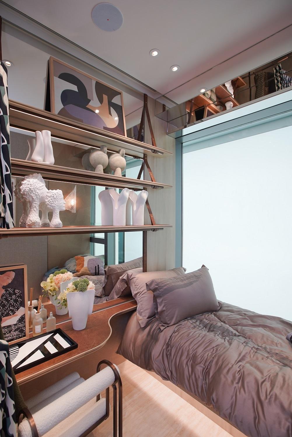 屯門新盤|NOVO LAND三房示位即睇!開放式廚房連玻璃趟門美觀實用