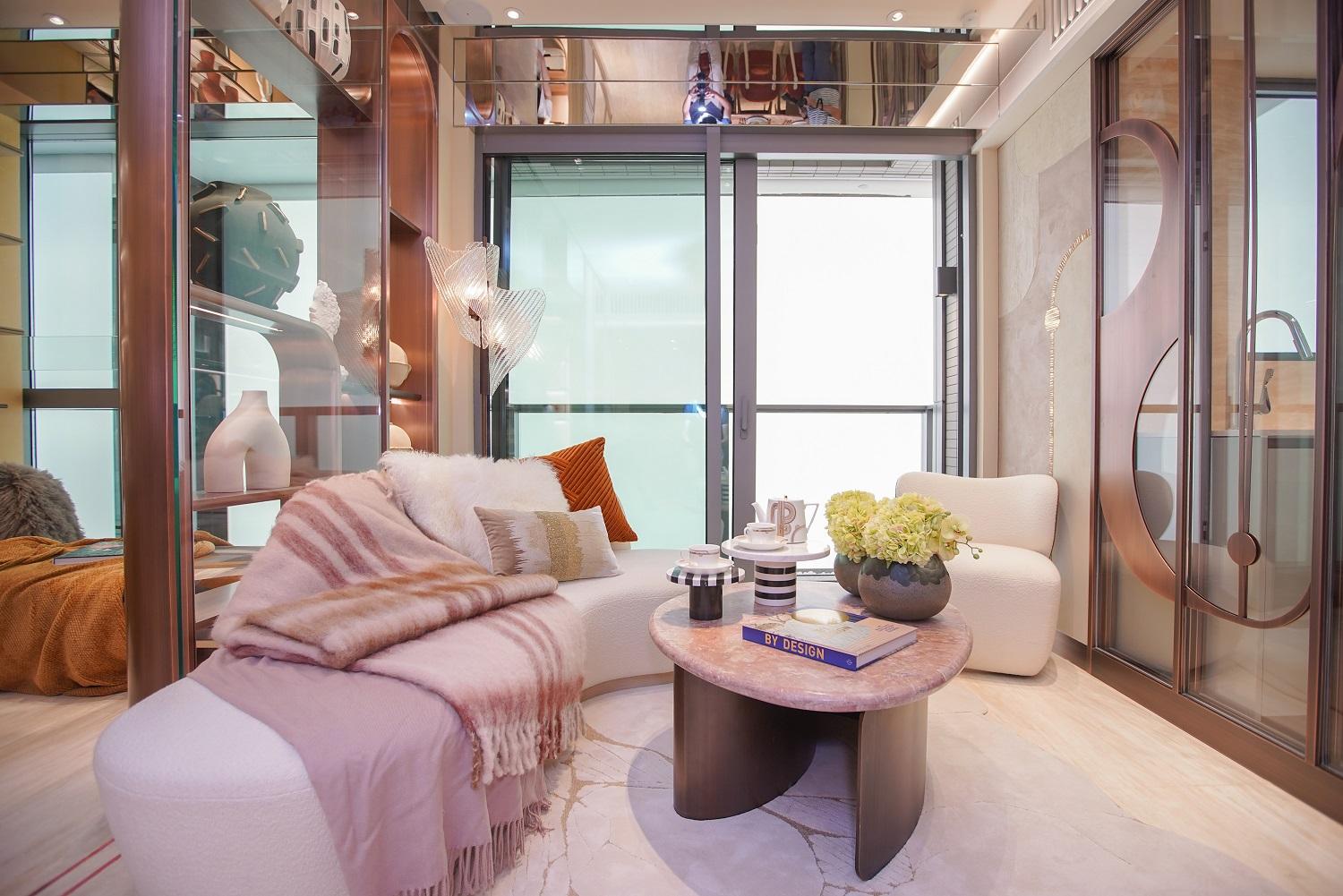 屯門新盤|NOVO LAND三房示位即睇!開放式廚房連玻璃趟門美觀實用