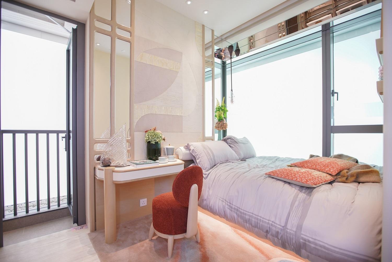 屯門新盤|NOVO LAND三房示位即睇!開放式廚房連玻璃趟門美觀實用