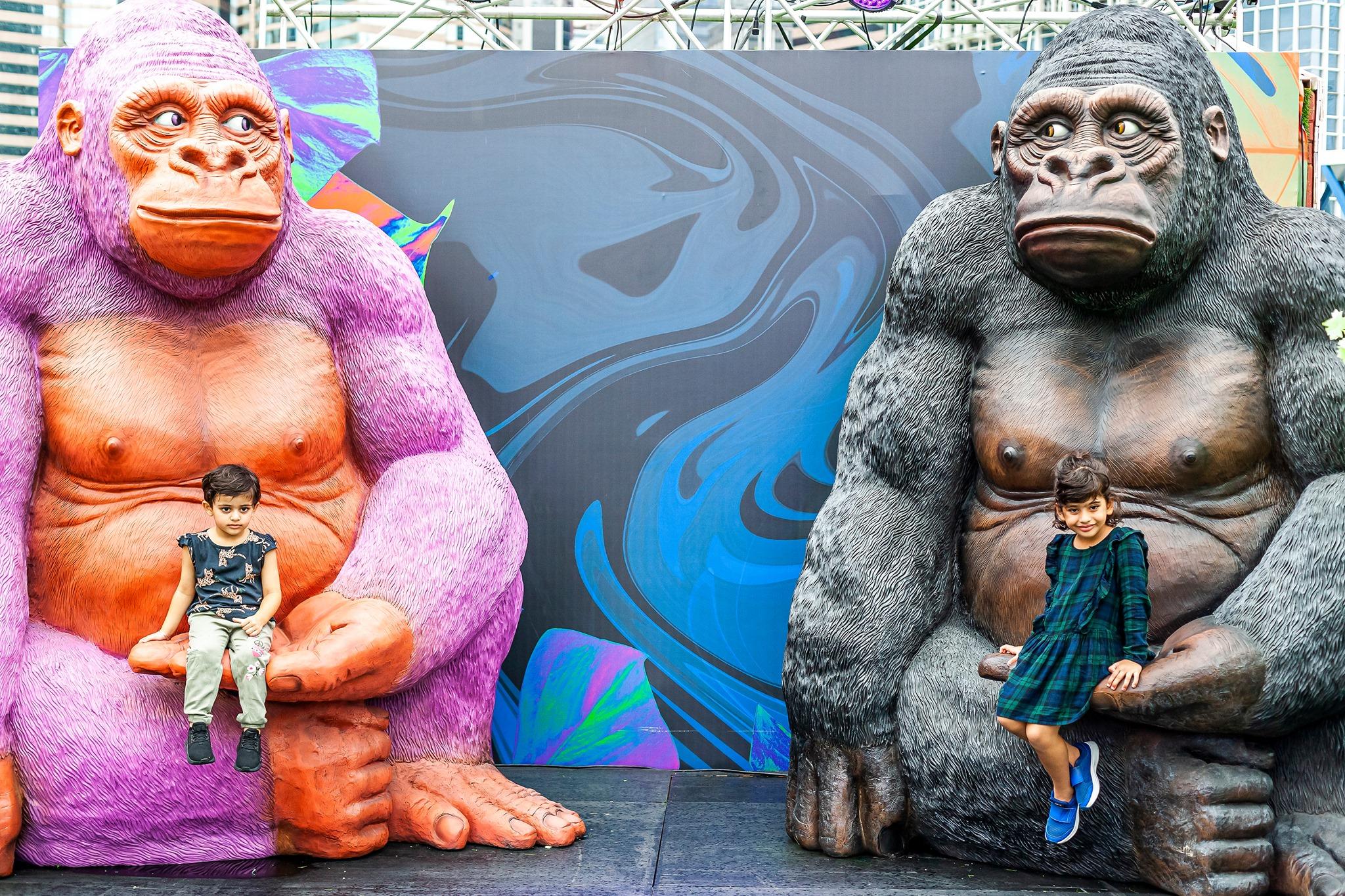 場內亦設有多個打卡位。