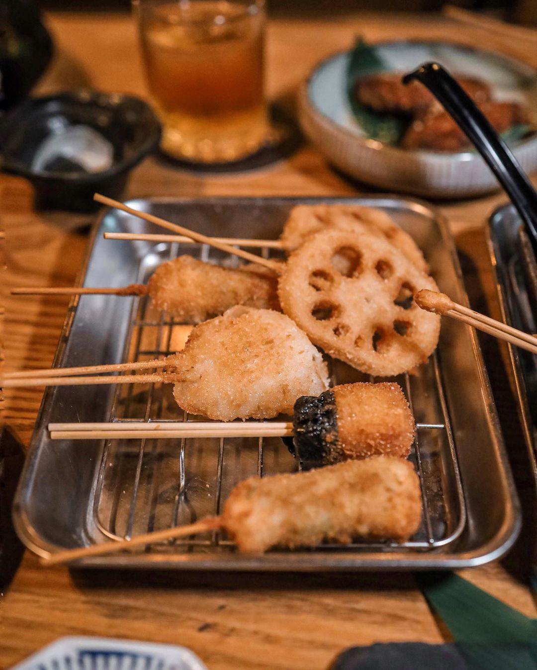 串揚是日本人的平民美食。(網絡來源:agnes.the.foodie@IG)