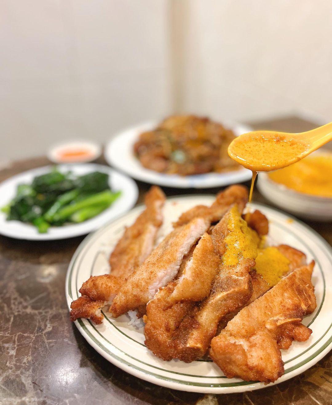 新景園咖喱豬扒飯