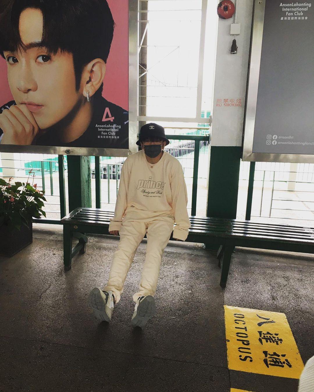 Anson Lo日前都去了「教主碼頭」打卡!