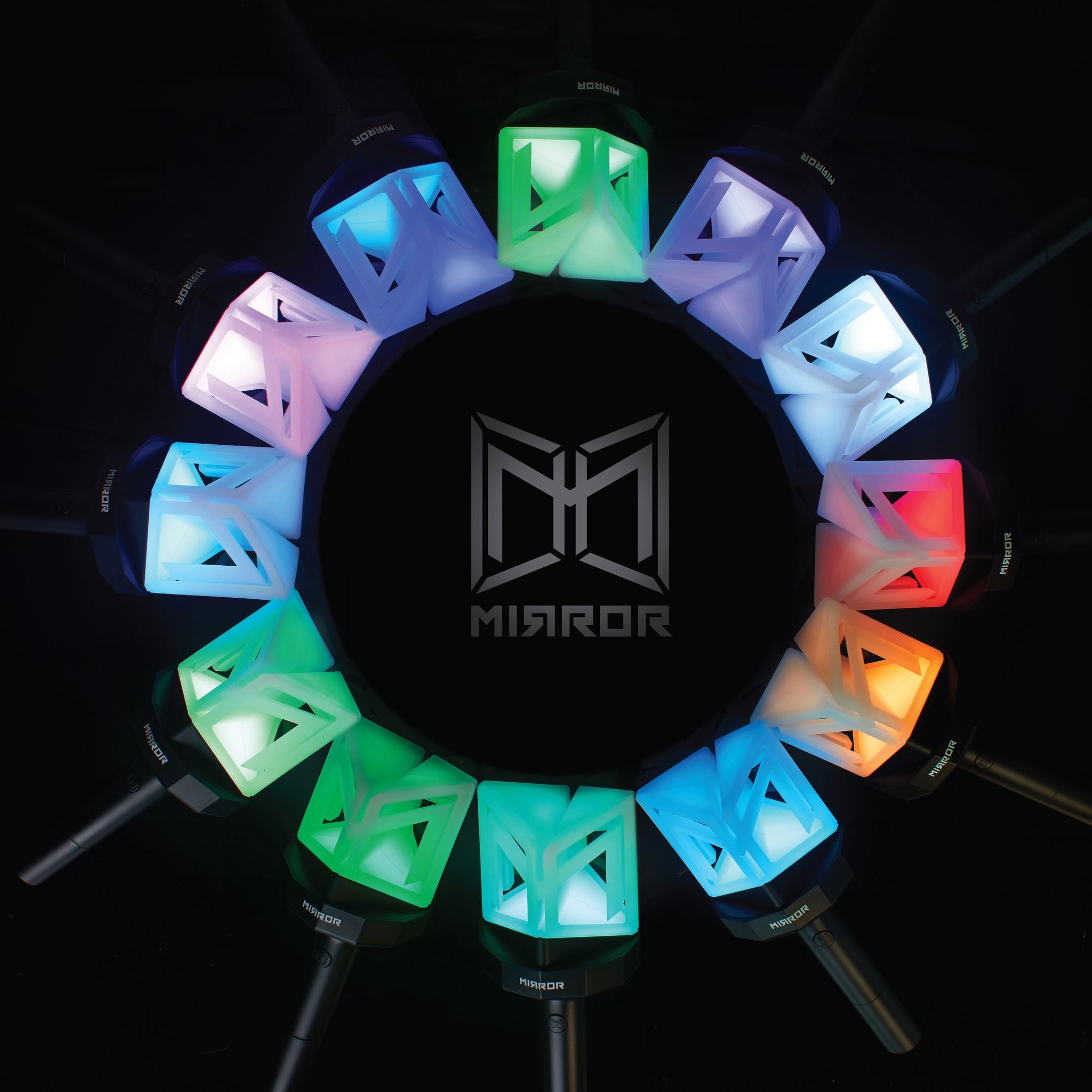 MIRROR是次演唱會的官方手燈。