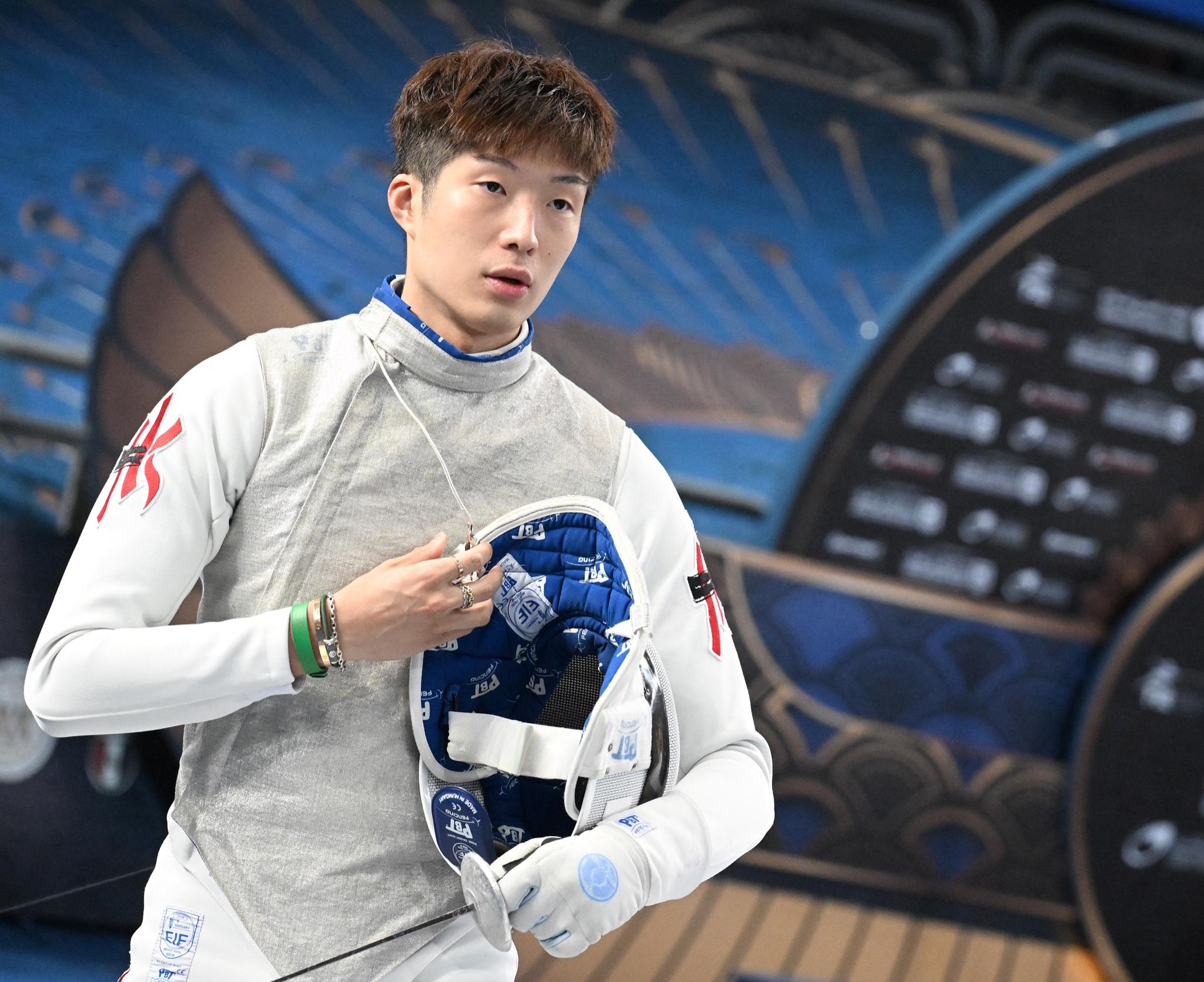 張家朗在世界劍擊錦標賽刷新個人最佳成績。(FIE圖片)