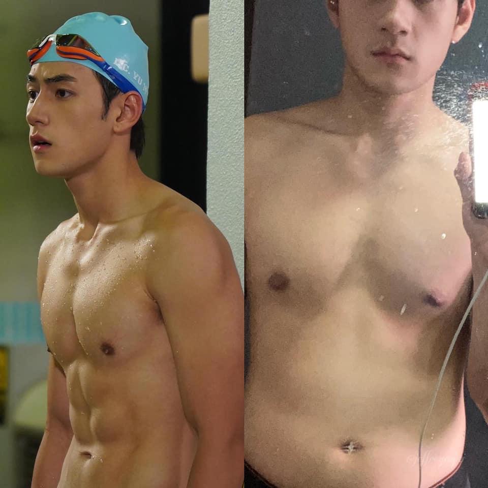 魏浚笙分享從大肚腩操練到6塊腹肌的歷程。