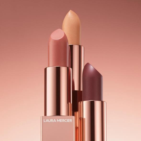 粉金玫瑰柔光唇膏 $280/3色