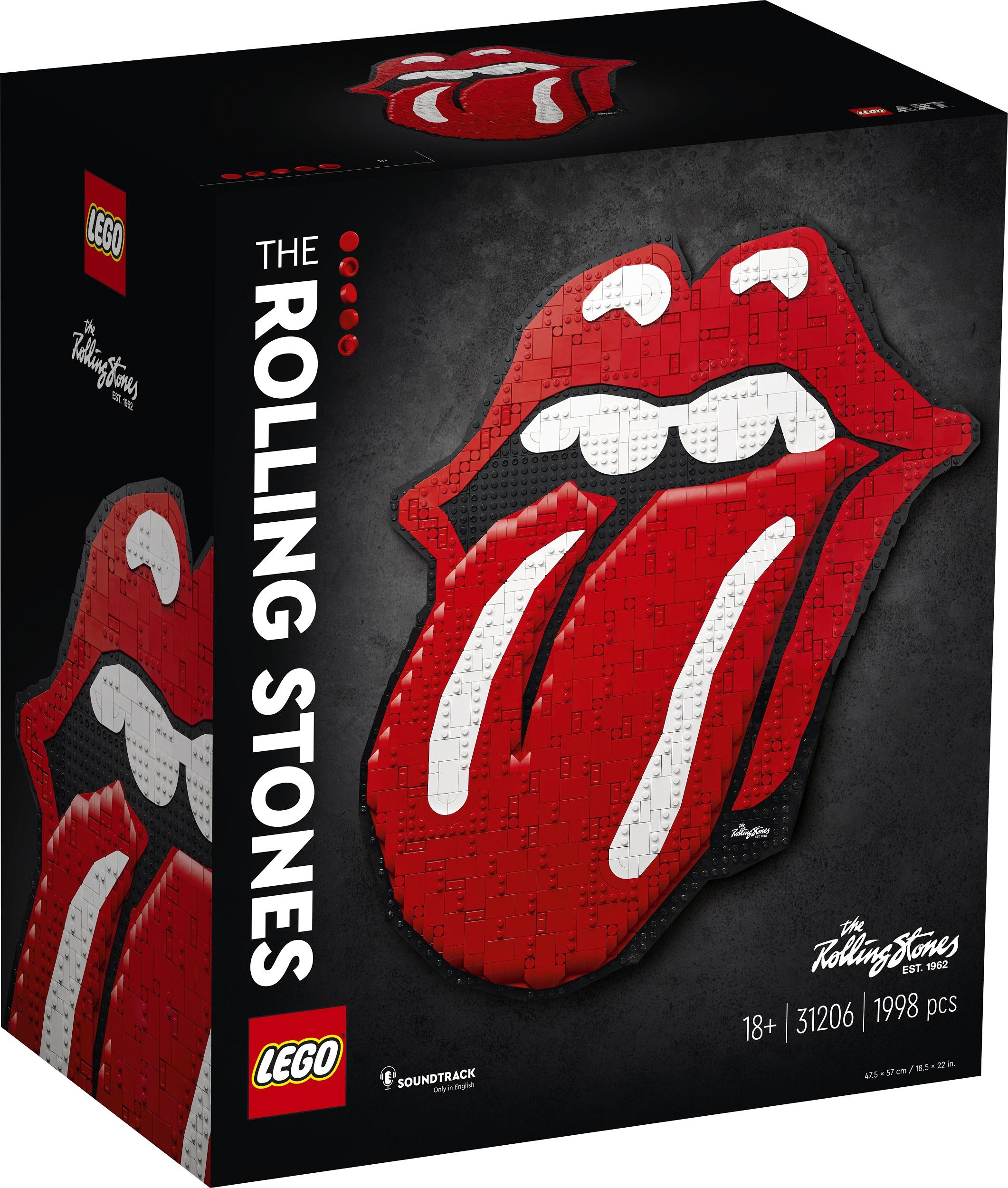 合共1998塊的LEGO® 31206 The Rolling Stones。