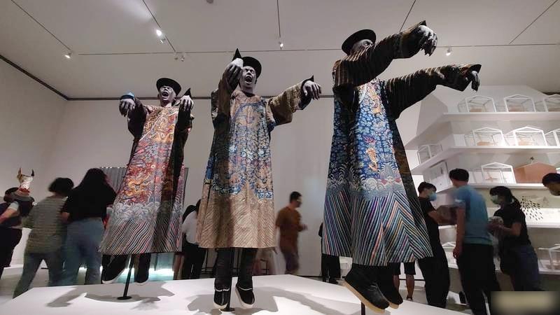 亞洲的地獄與幽魂展覽中最受歡迎的殭屍3人組。(互聯網)