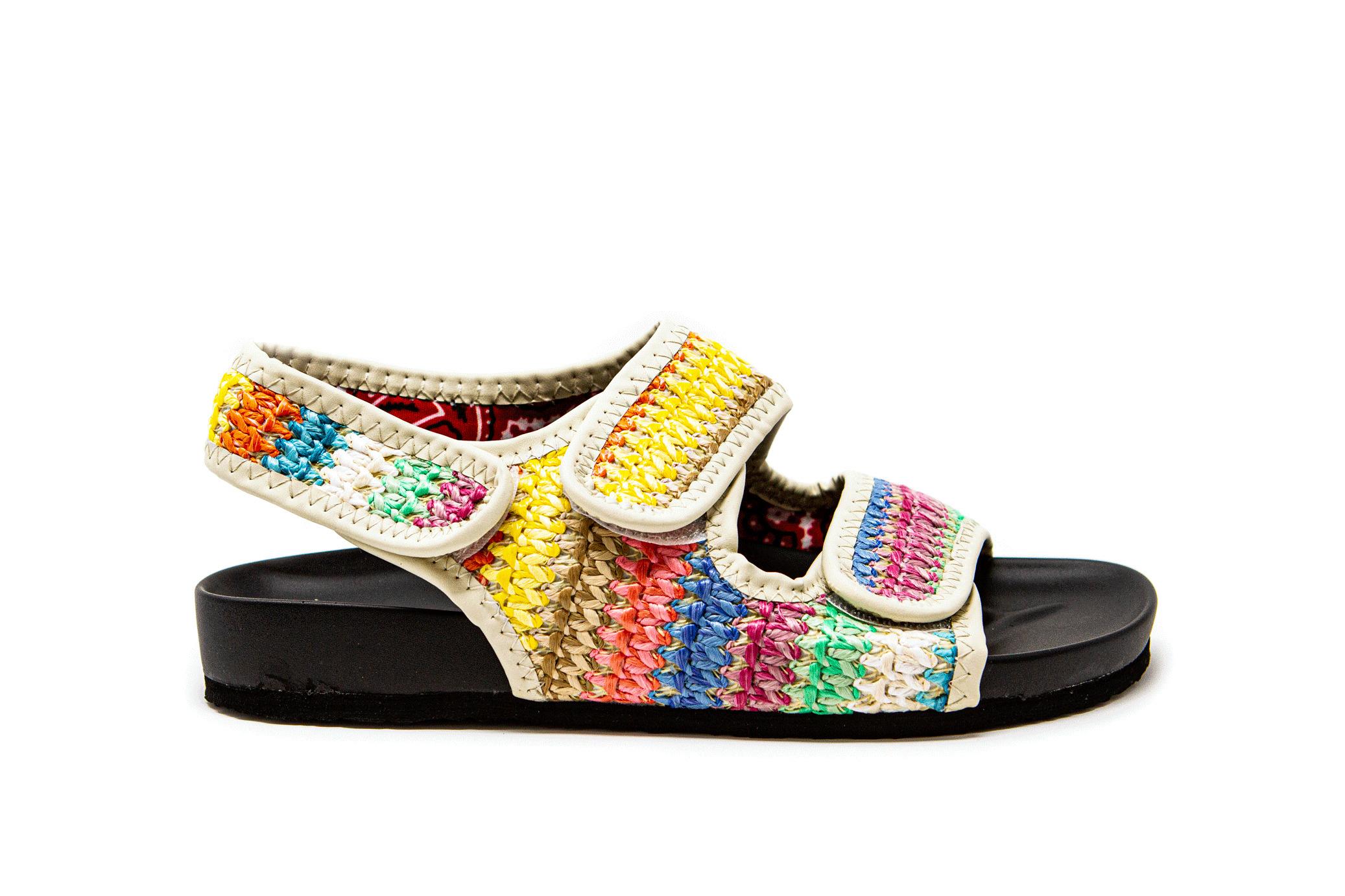 Arizona Love Striped raffia sandals $1,934