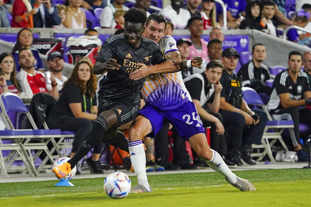 阿仙奴輕取奧蘭多城。(美聯社)