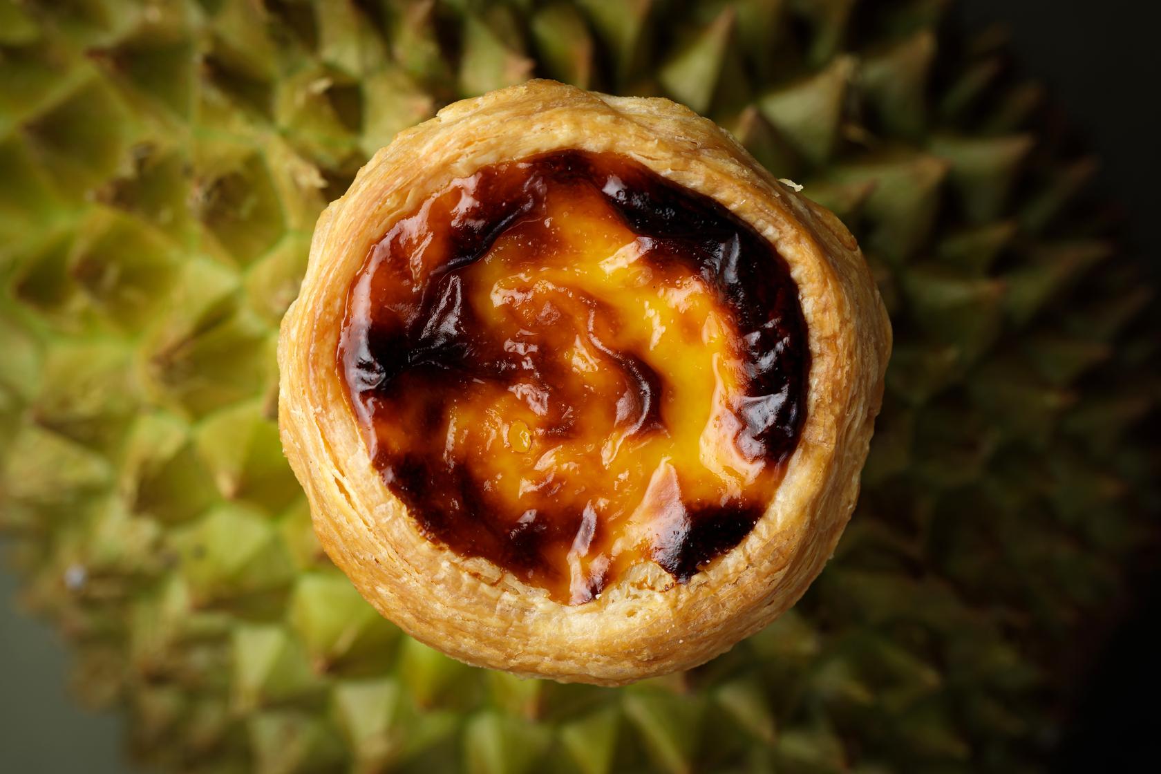 榴槤香酥葡撻(HKD 30)