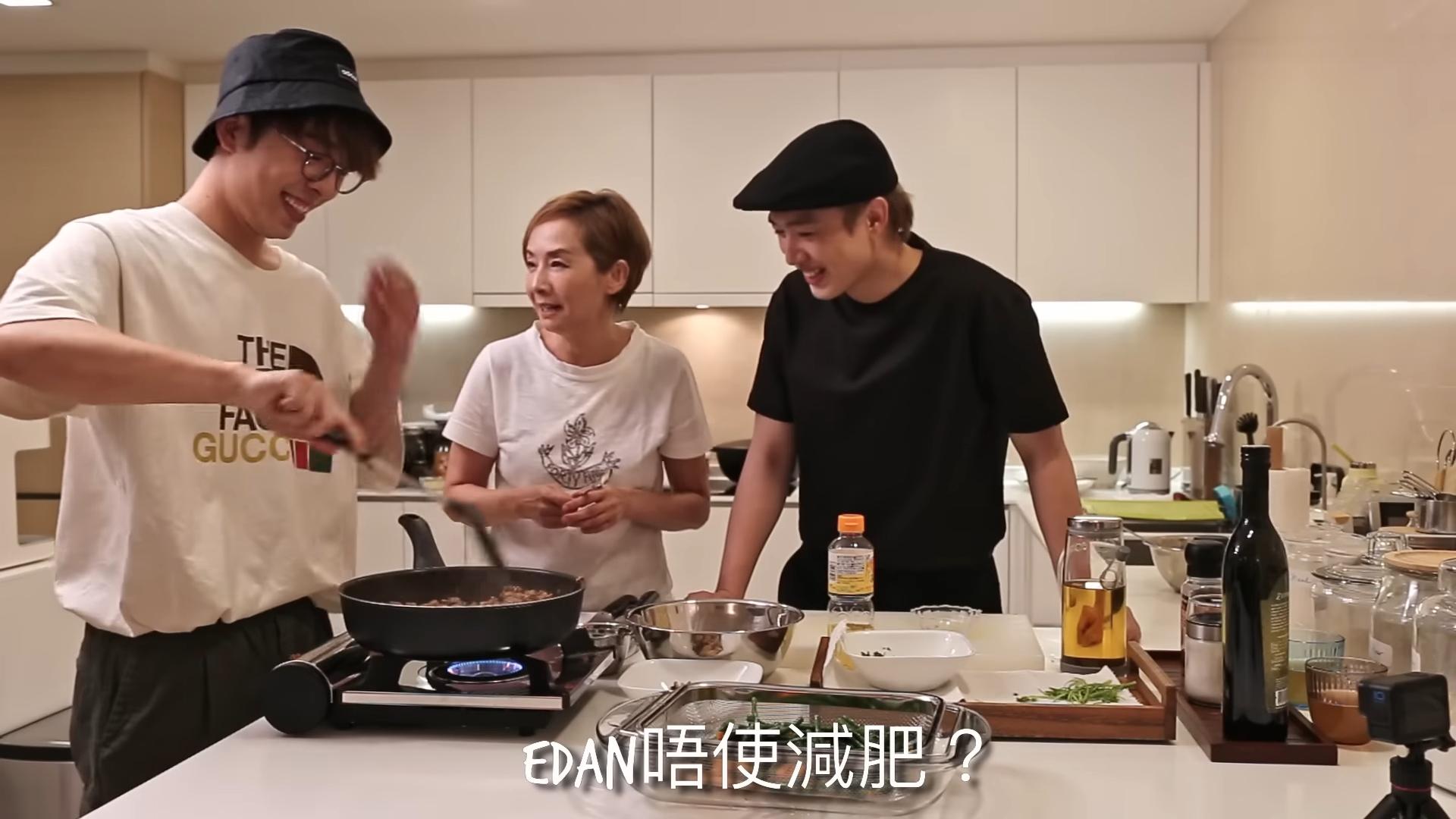 Edan笑Jer係減肥唔係健身。