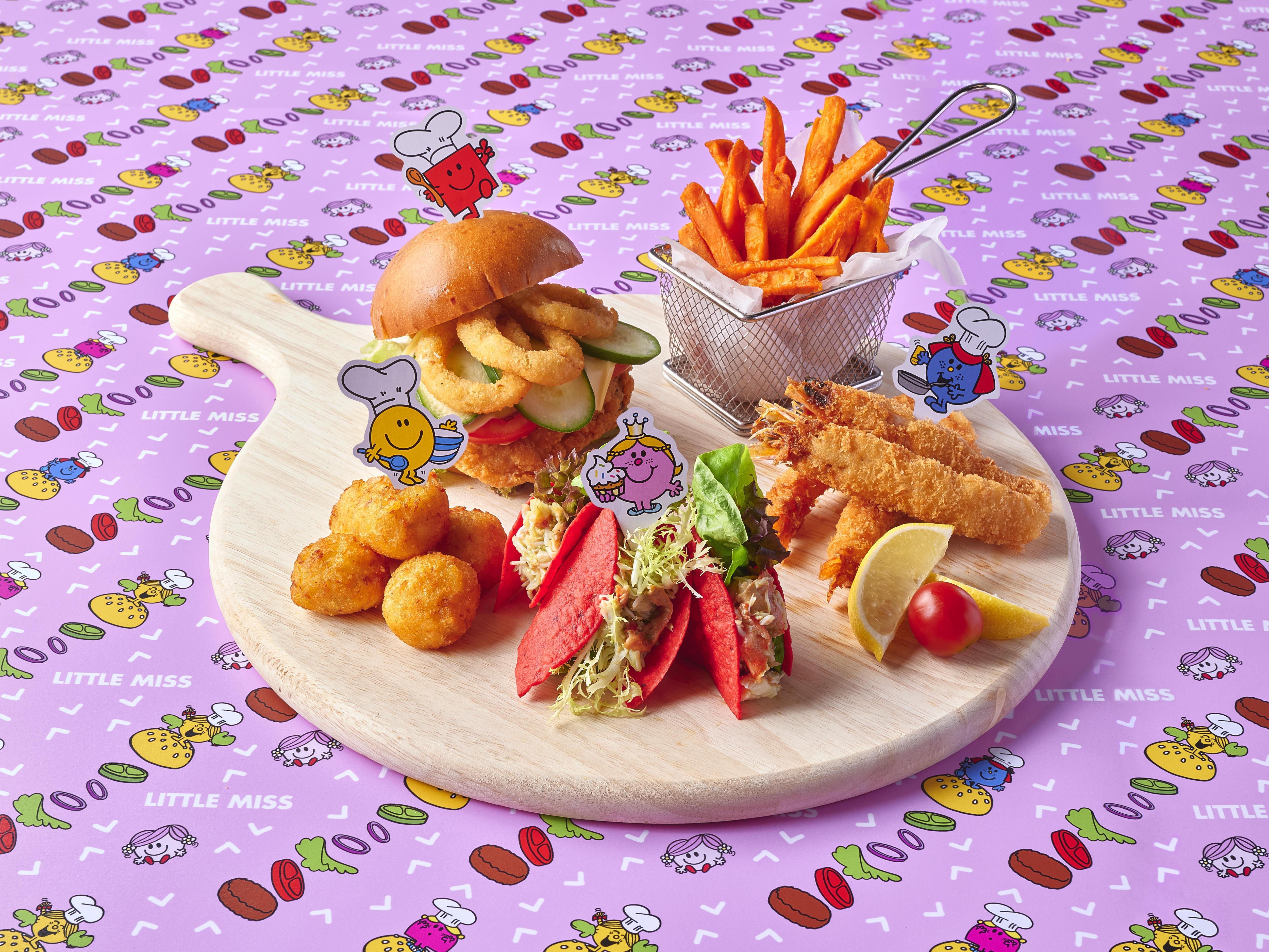 Mr. Men Little Miss主題菜式