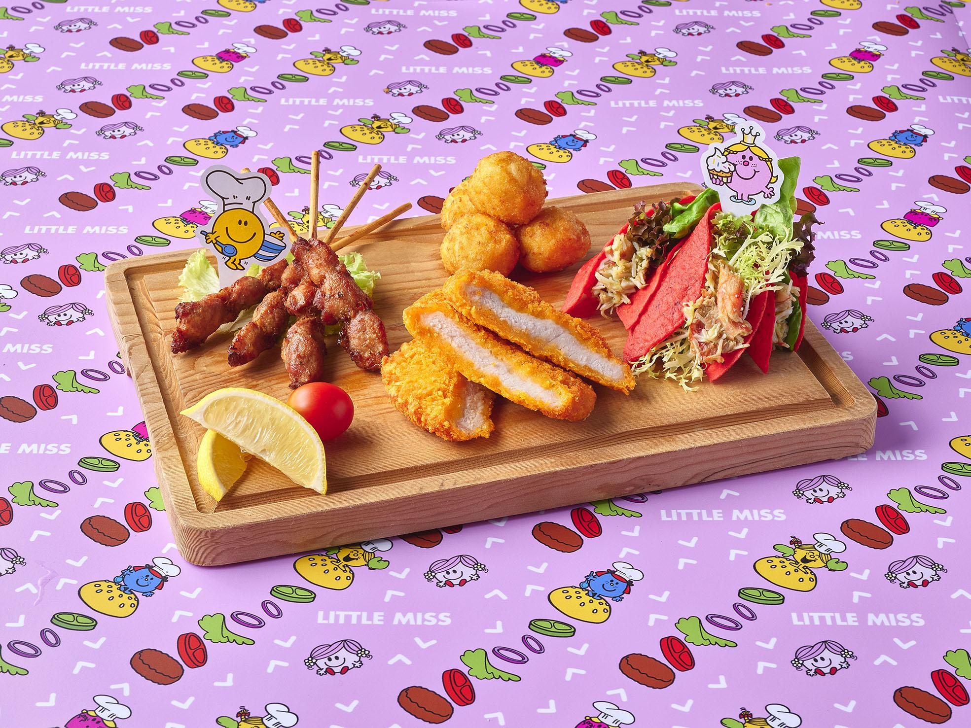 Mr. Men Little Miss主題菜式