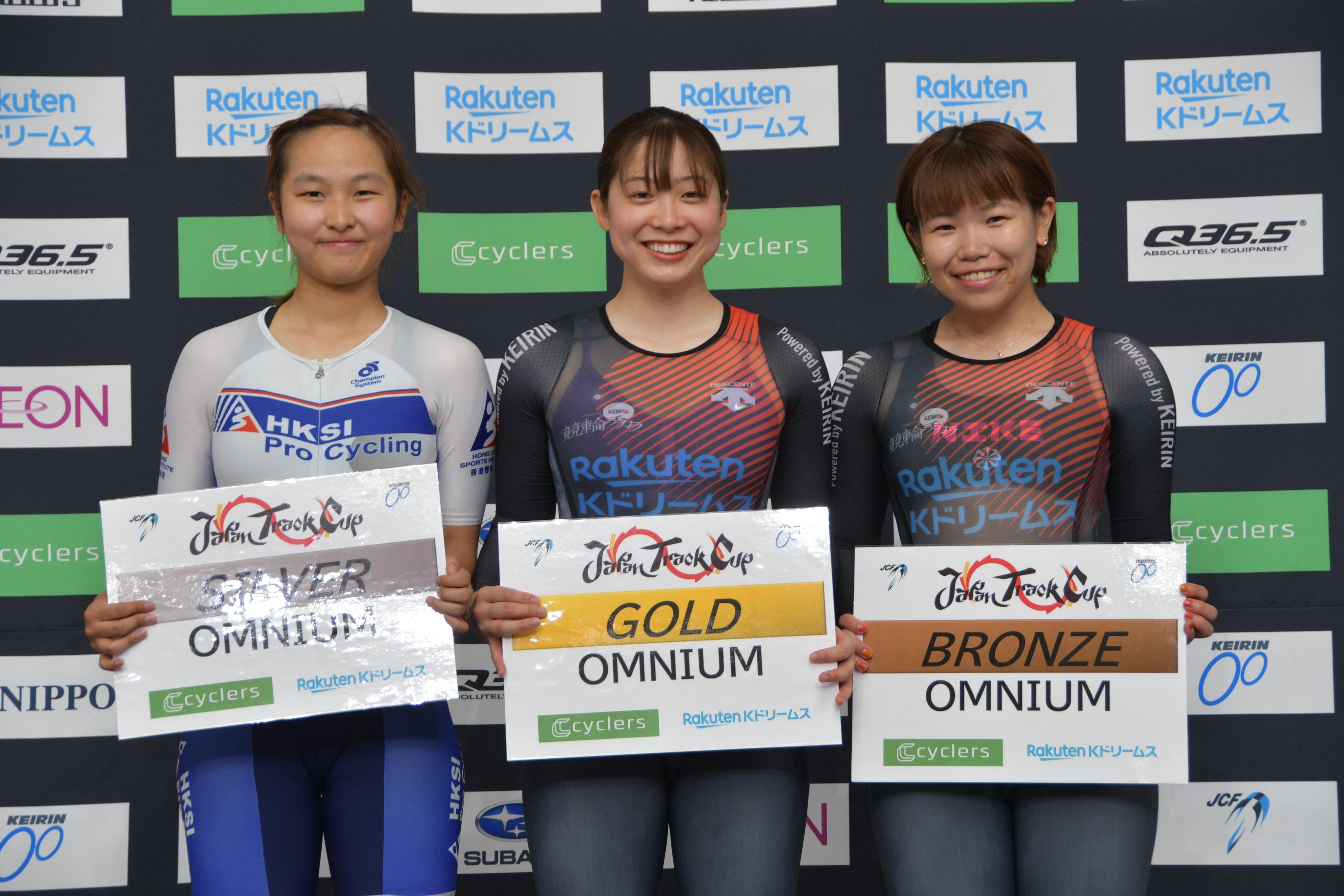 李思穎在個人全能獲得亞軍。(日本單車協會Twitter)