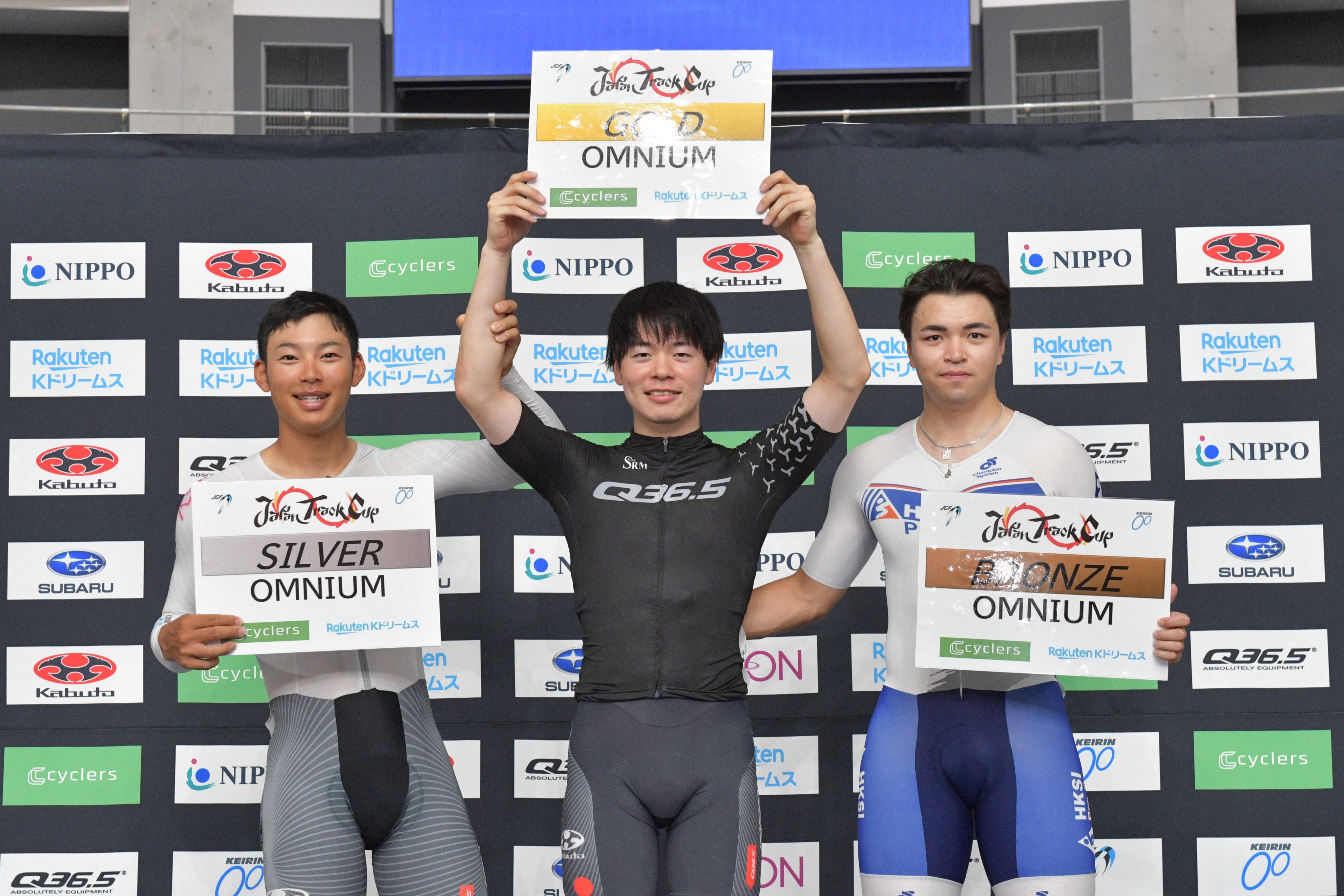 梁嘉儒在個人全能賽得第3名。(日本單車協會Twitter)