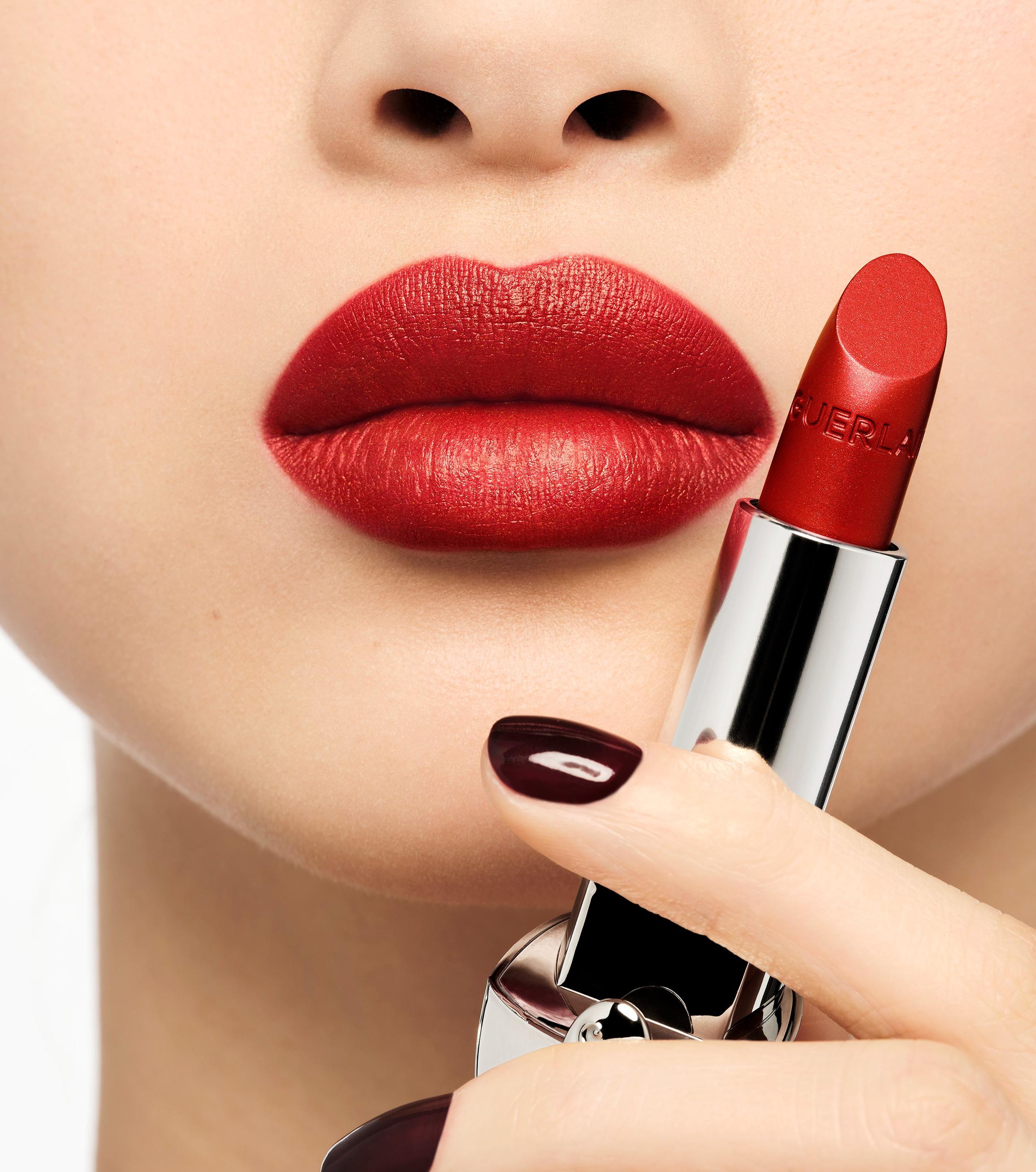 Rouge G寶石唇膏瑰麗絲絨金屬系列N°214 Exotic Red