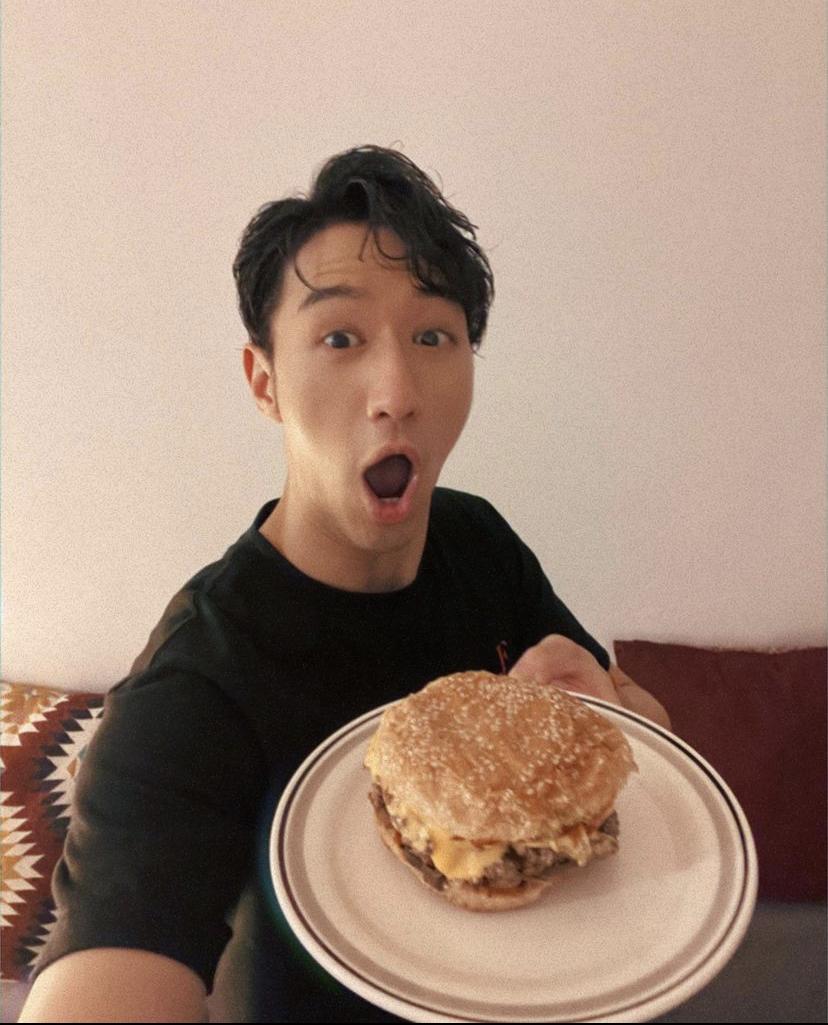 Jay Fung表示完騷後首要吃漢堡包。