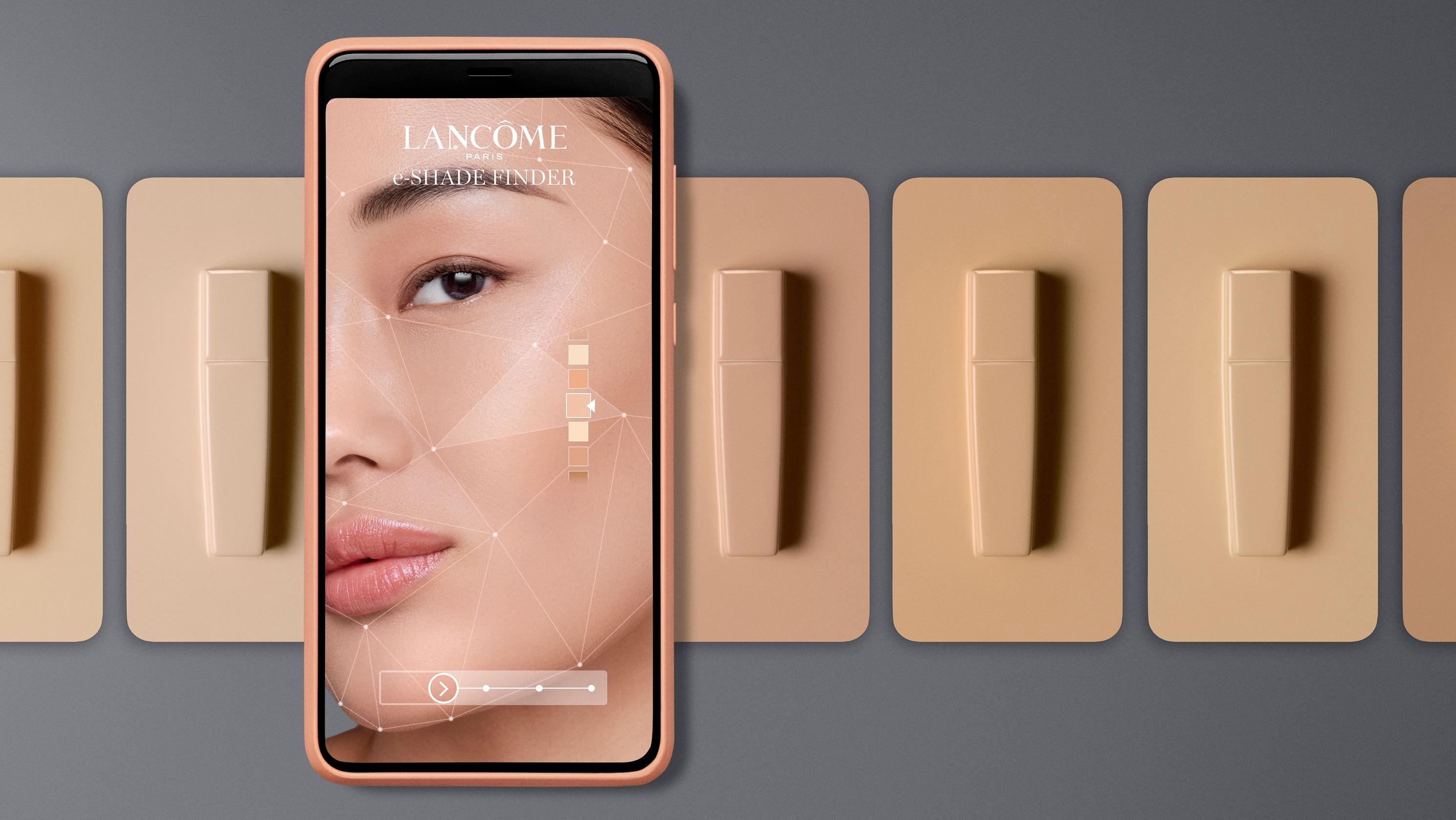 Lancôme的Shade Finder粉底色調配對儀