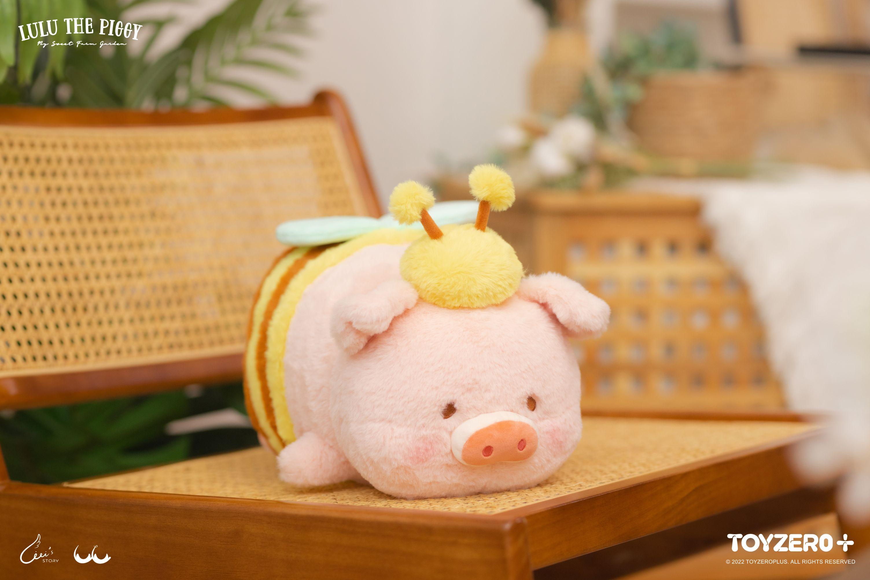 LuLu豬 30 cm 趴趴毛絨公仔 (小蜜蜂)