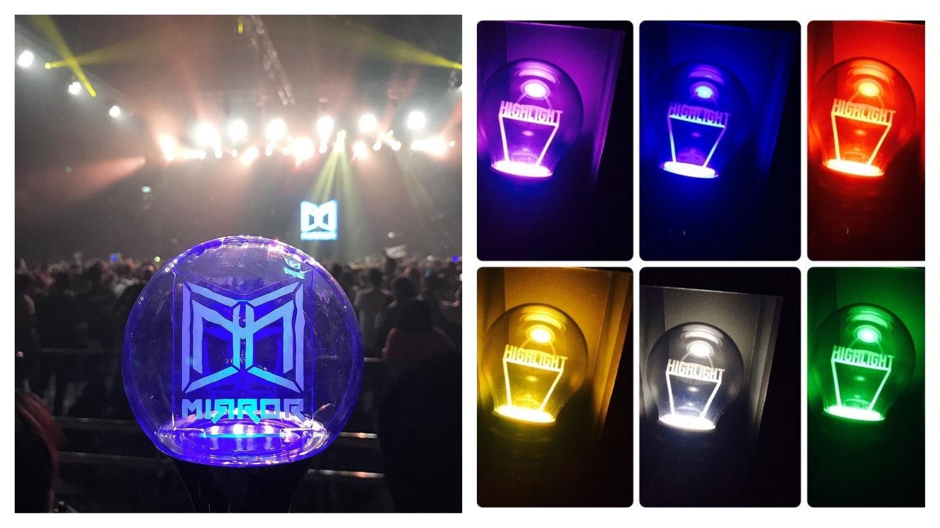 MIRROR首個演唱會的手燈。