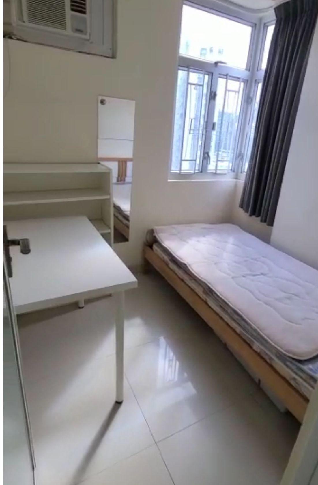 單位有三間睡房,以每月21,000元租金計,3名內地男生合租每人月租7,000元。(代理提供相片)