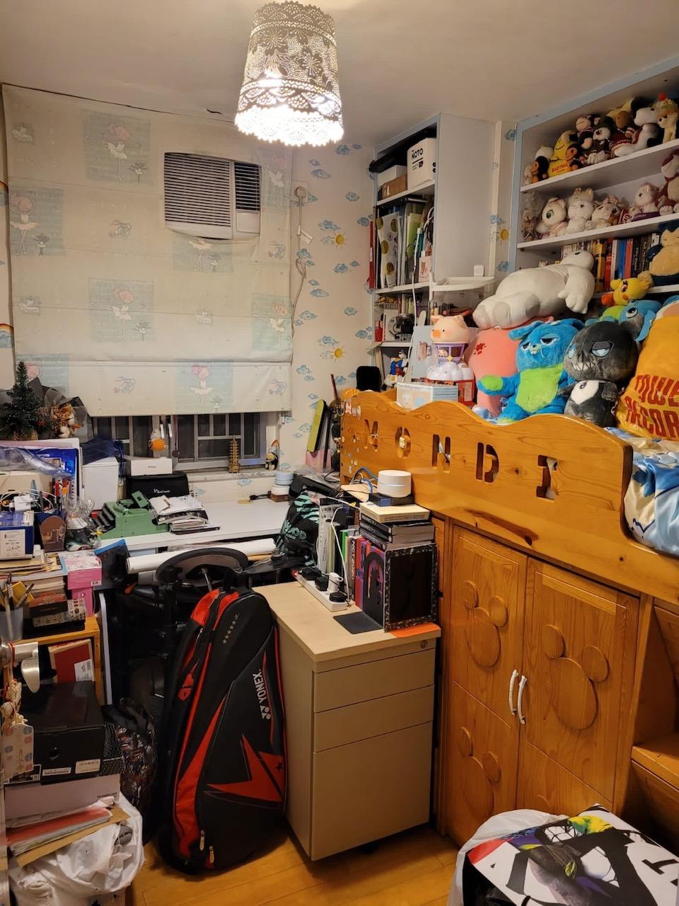 單位睡房間隔四正。(代理提供相片)