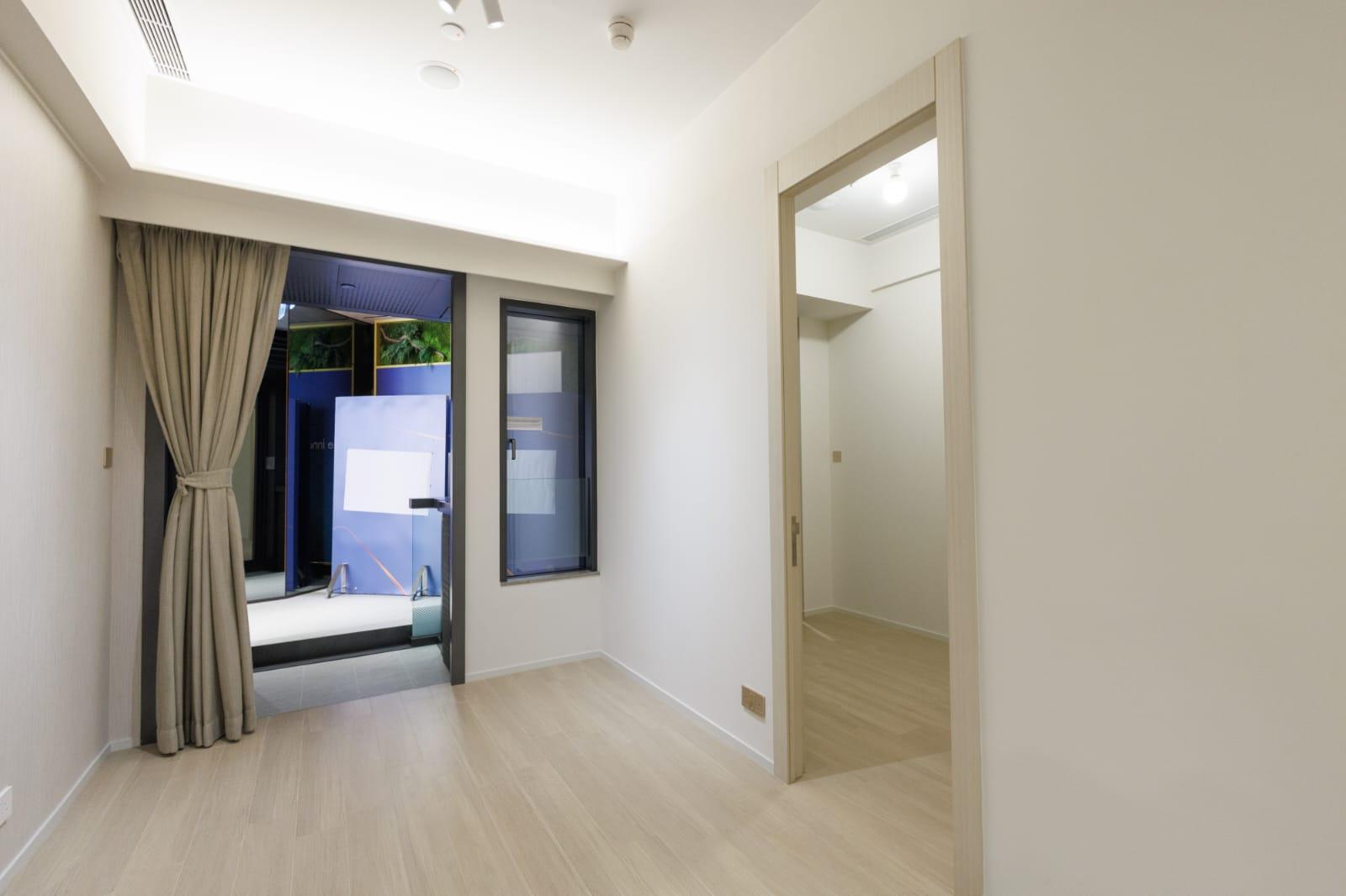 大廳外接小露台。(蘇文傑攝)