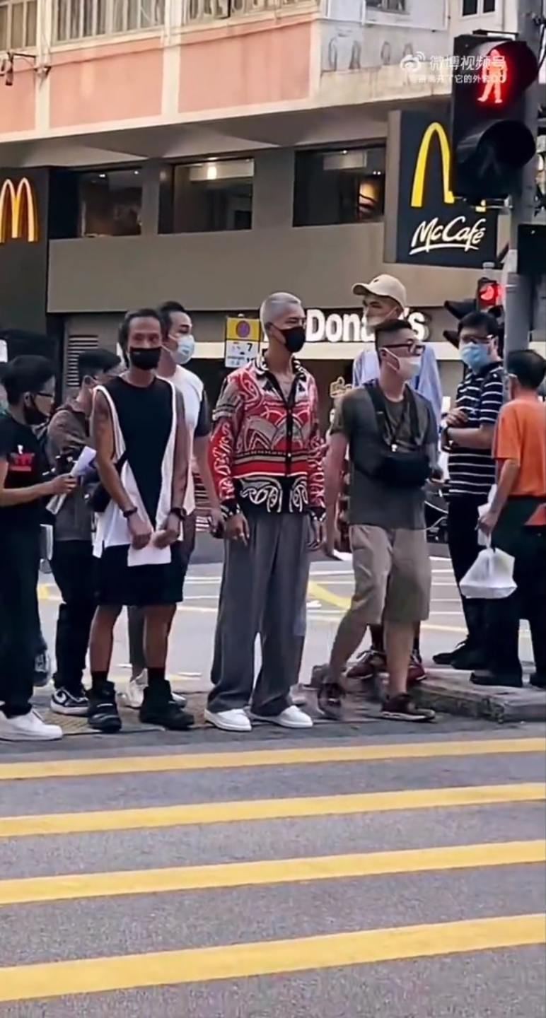 陳偉霆在港拍攝林超賢的新戲《爆裂點》。