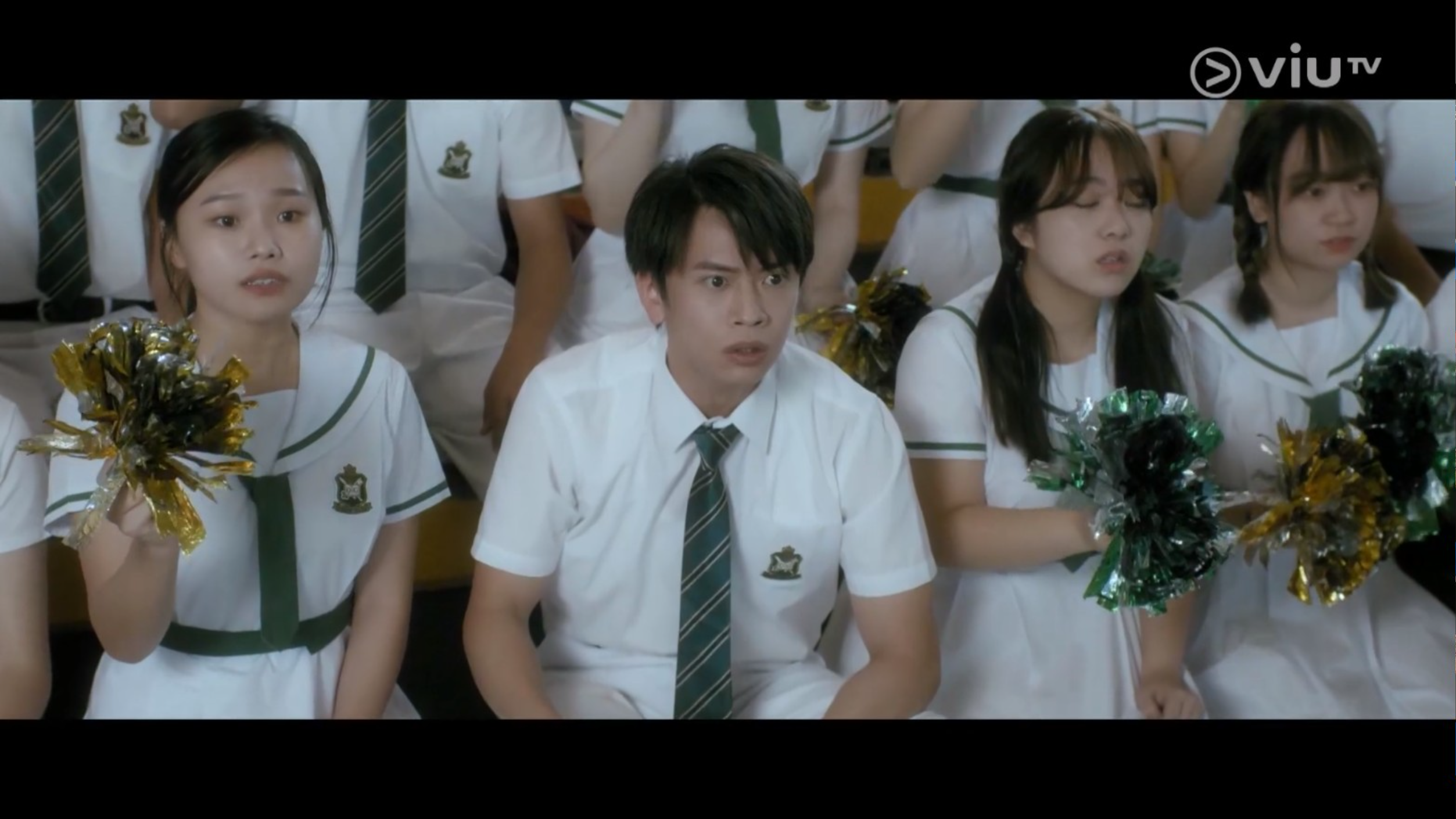 Locker與冠中同學仔見到Stanley快如火箭呆若木雞。