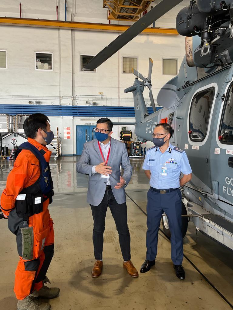 鄧炳強, 政府飛行服務隊